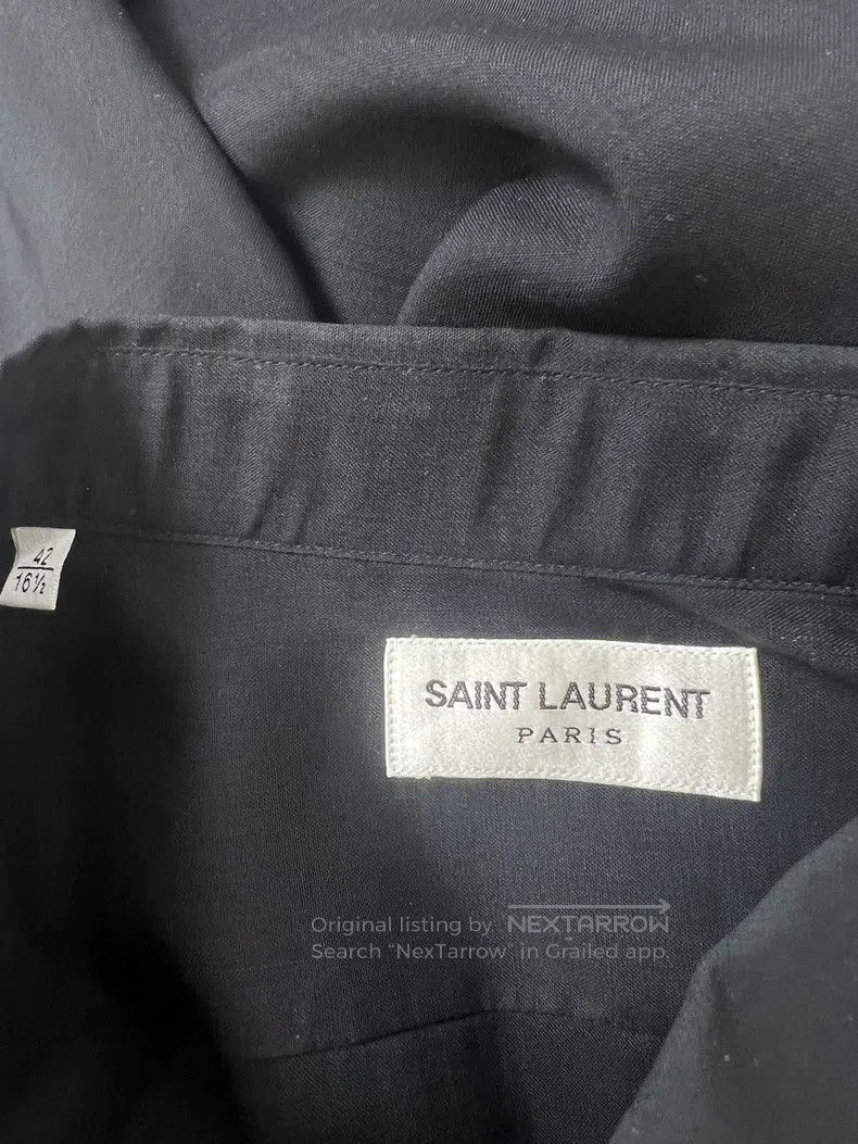 Saint Laurent Paris Saint Laurent Paris Silver Thread Moon Crescent Wind Organ Size M / US 6-8 / IT 42-44 - 4 Thumbnail