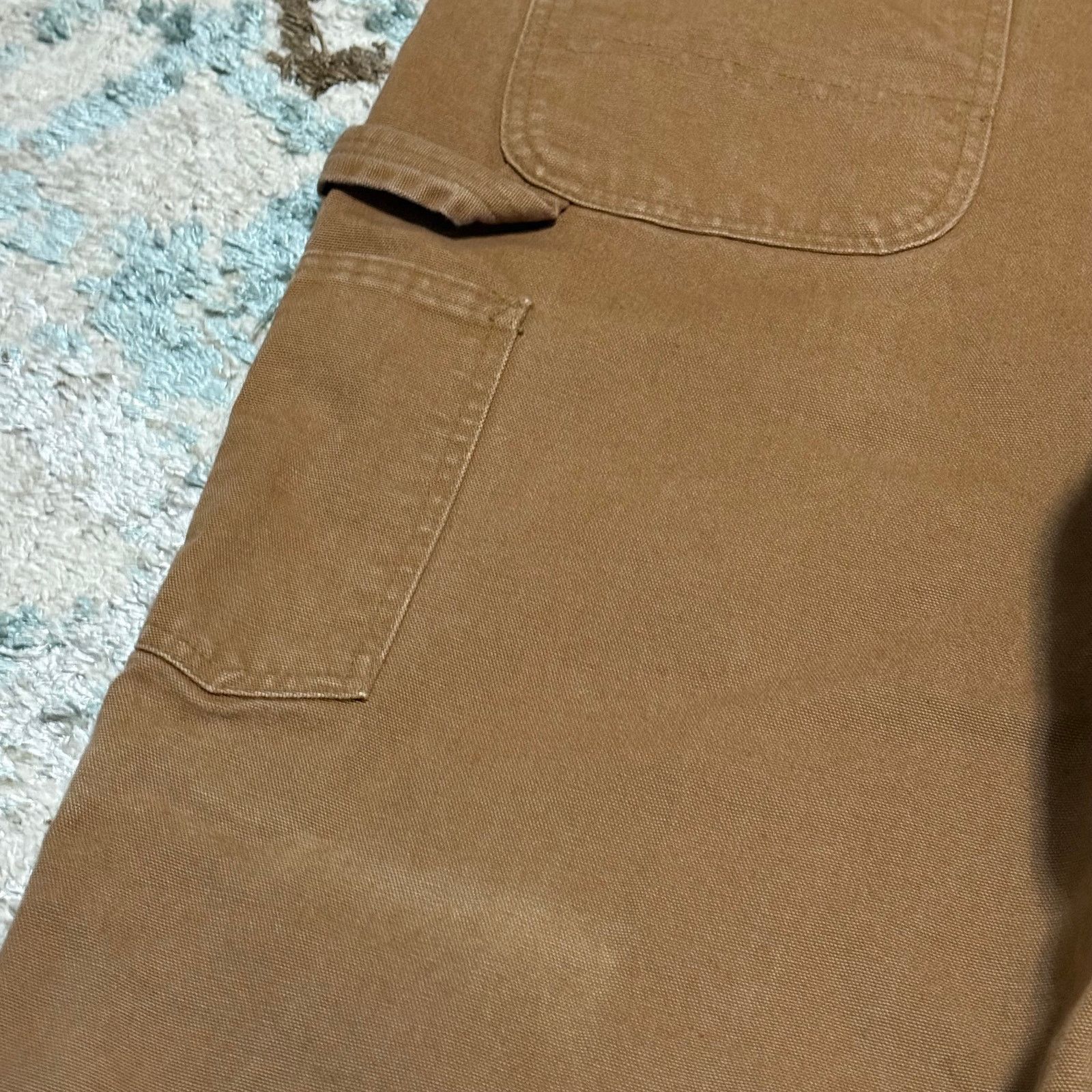 Carhartt × Vintage Vintage Carhartt B11 BRN Canvas Carpenter Pants Size 40x30 Size US 40 / EU 56 - 6 Thumbnail