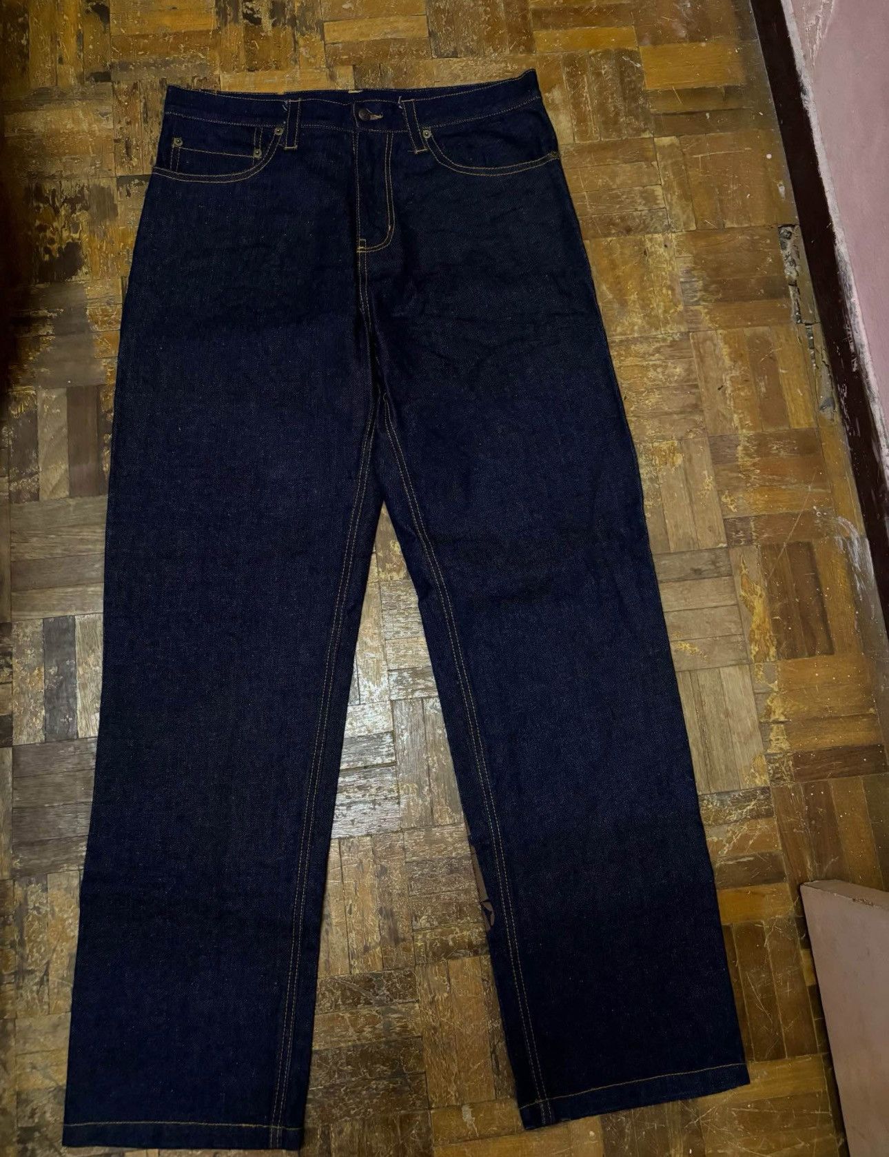 Jean × Vintage NOUGHTIES RAW DENIM Size US 34 / EU 50 - 5 Thumbnail