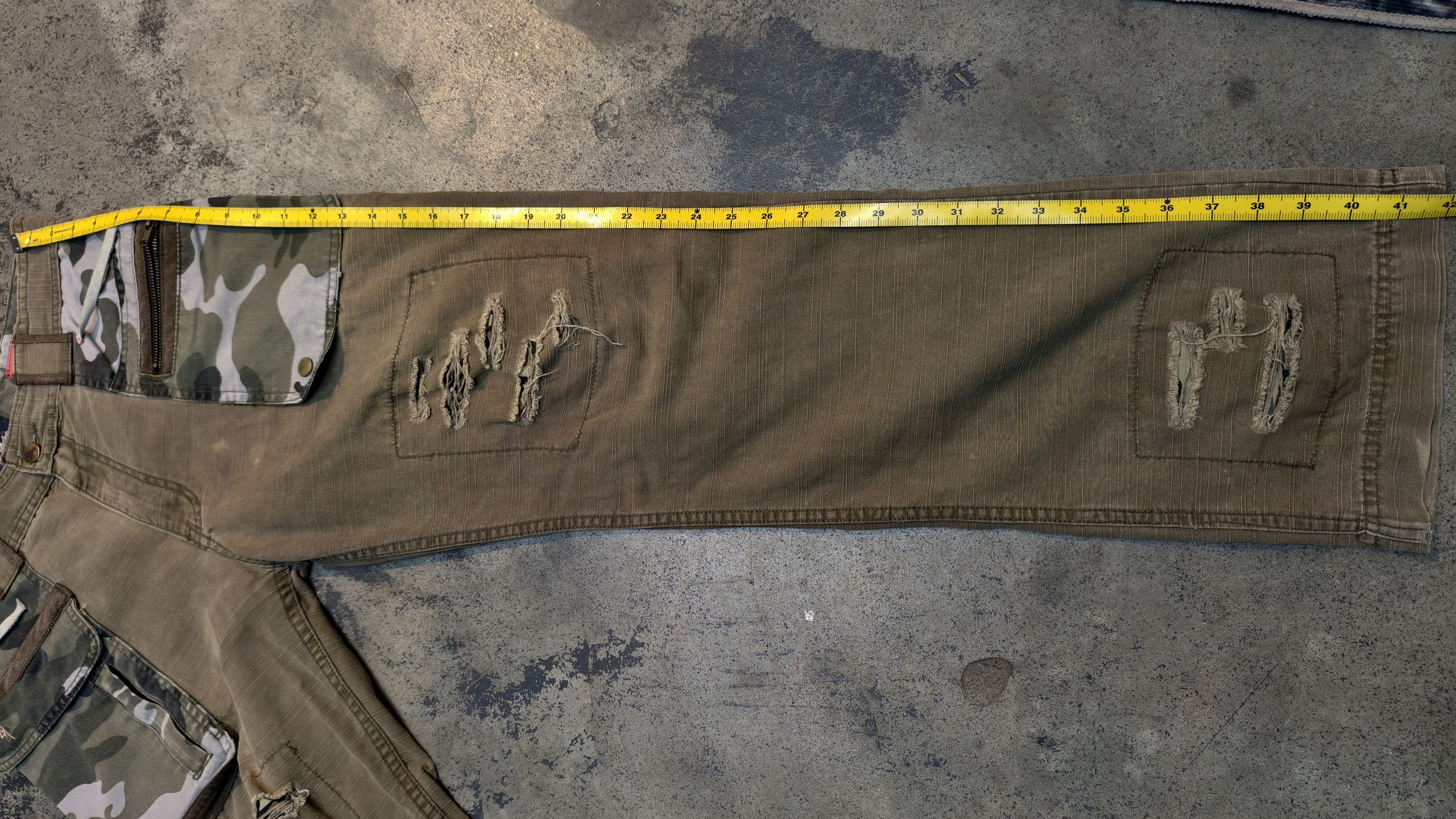 Stussy Stussy camo distressed design Size US 30 / EU 46 - 16 Thumbnail