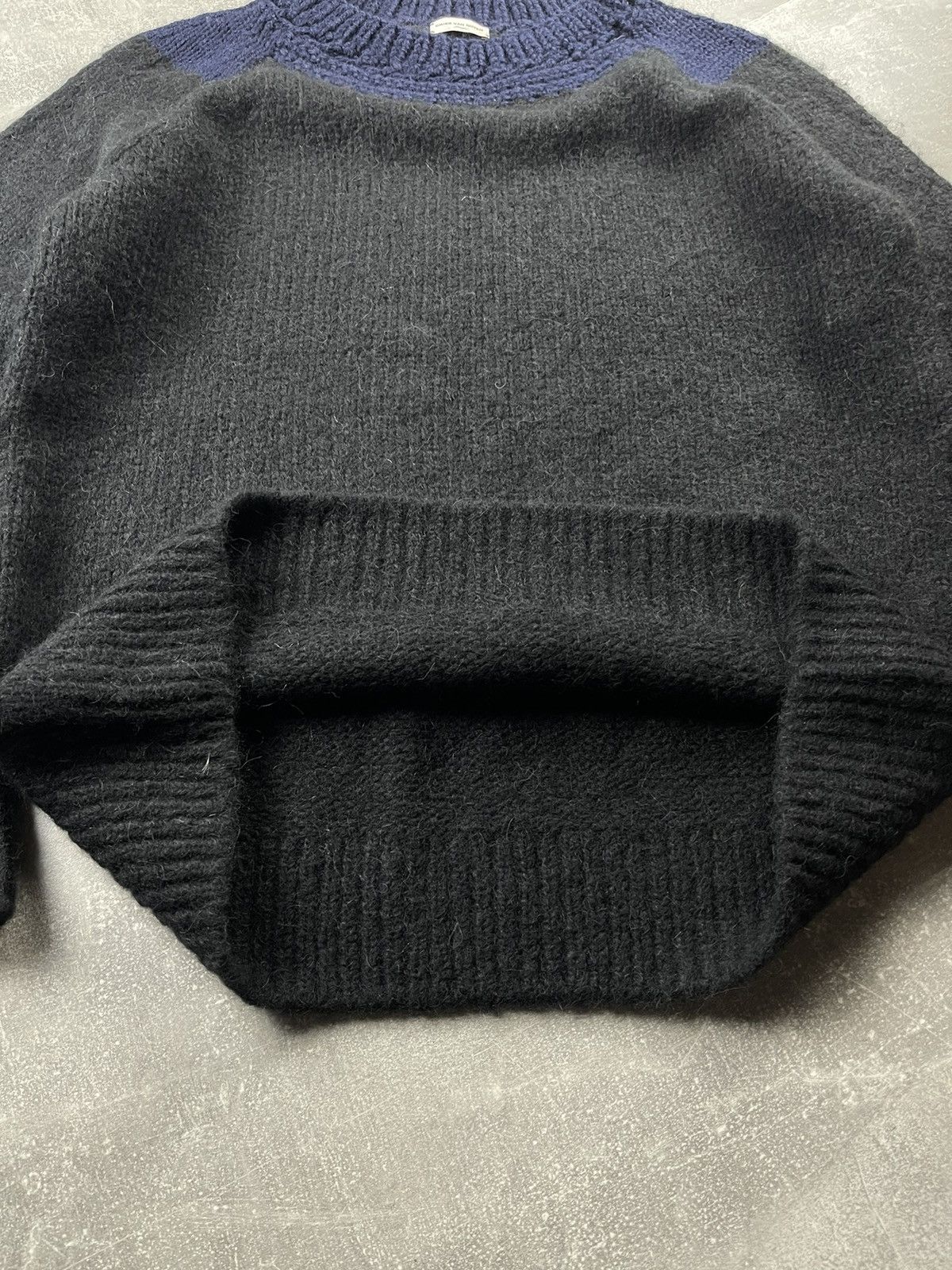 Dries Van Noten Dries Van Noten Alpaca Wool Knit Sweater Black Navy Size US L / EU 52-54 / 3 - 7 Thumbnail