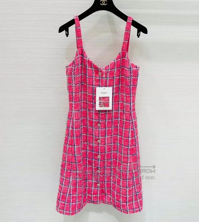 Chanel Chanel 24 Spring and Summer Series New Plaid Tweed Strap D Size XS / US 0-2 / IT 36-38 - 1 Thumbnail
