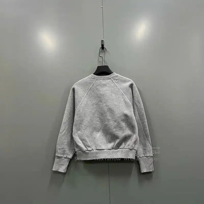 Burberry Burberry Gray Cotton Logo Sweatshirt for Women. Size M / US 6-8 / IT 42-44 - 2 Thumbnail