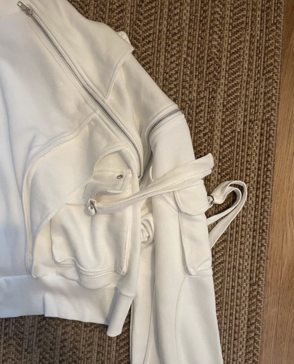 Other Slovakian Dreams White Cargo Hoodie Size US M / EU 48-50 / 2 - 1 Thumbnail