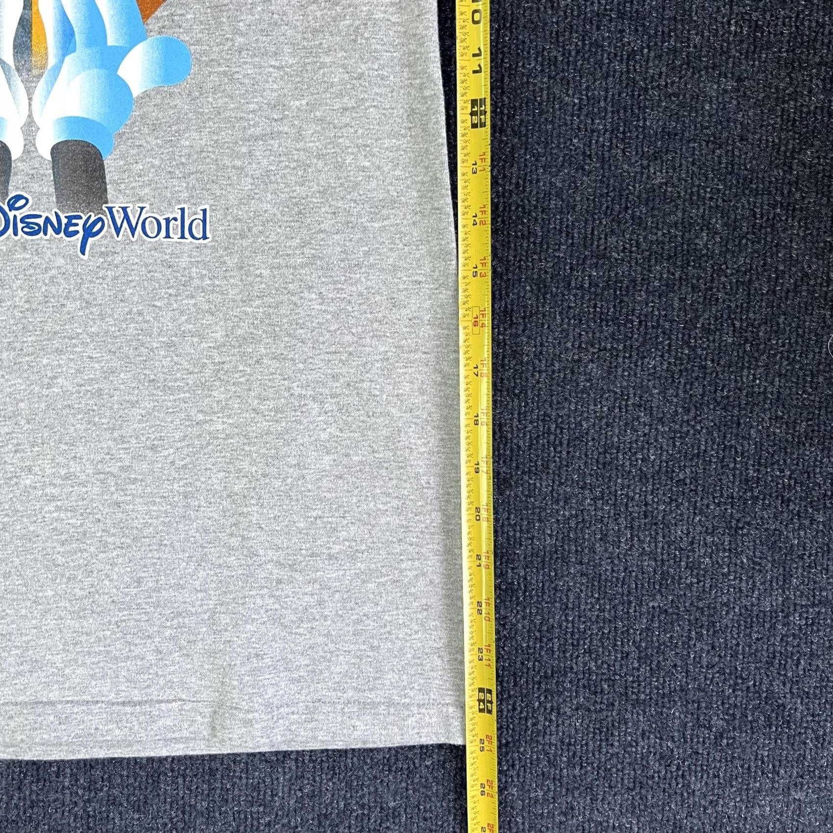 Disney Walt Disney World Shirt Mens Small Gray Mickey Mouse Theme Park Tee T-Shirt Size US S / EU 44-46 / 1 - 7 Thumbnail