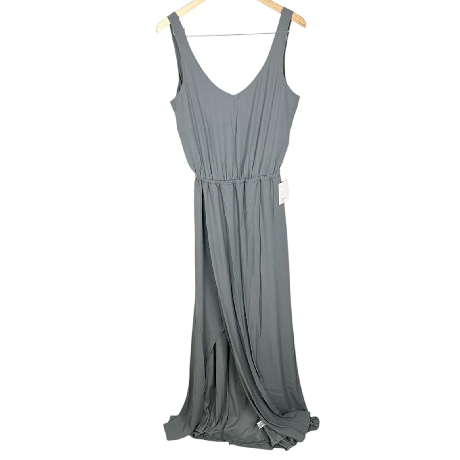 Show Me Your MuMu NWT Show Me Your Mumu Kendall Maxi Dress Charcoal Crisp S Size S / US 4 / IT 40 - 6 Thumbnail