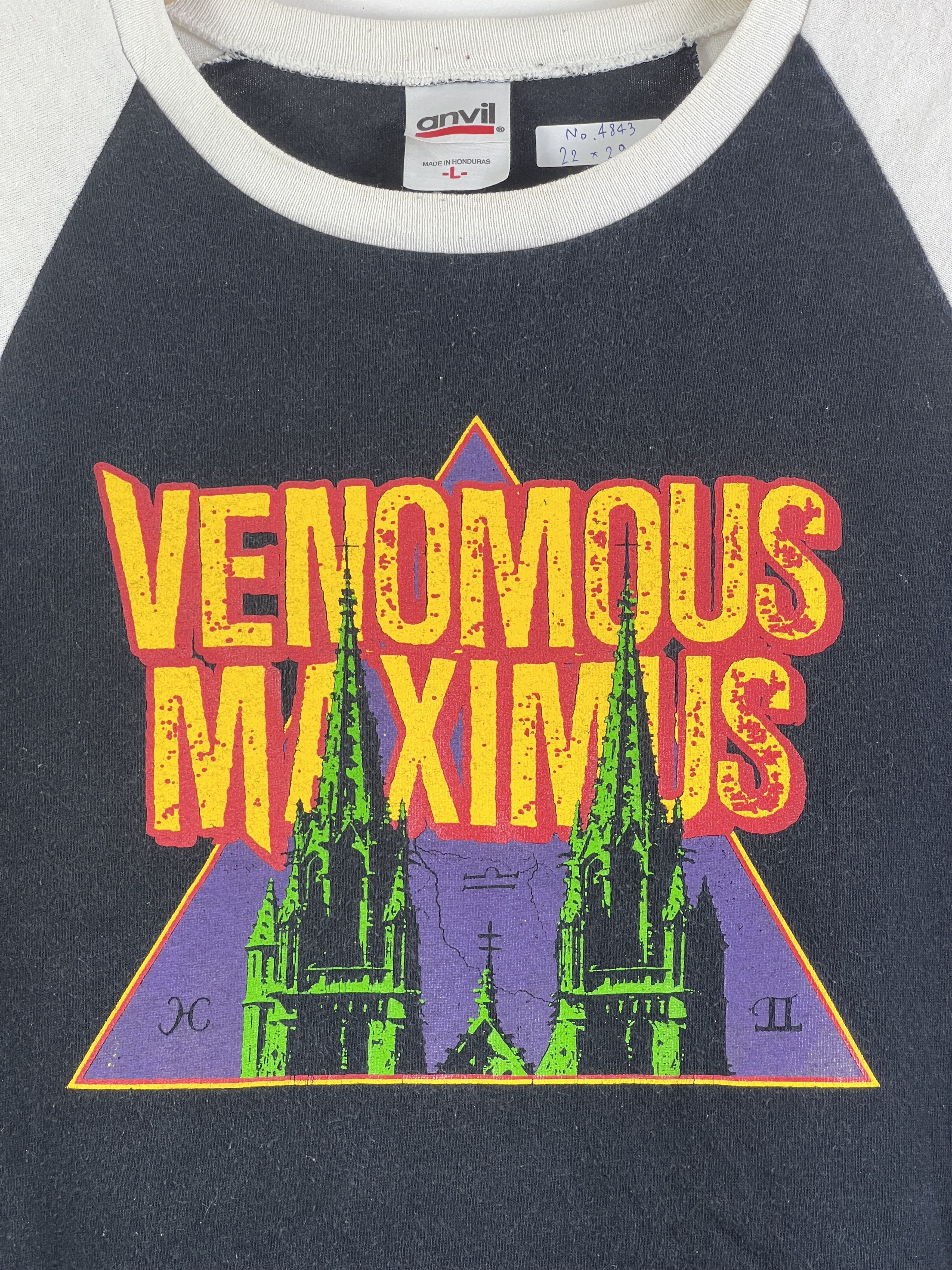 Band Tees No.4843 Venomous Maximus Graphic Band 3/4 Sleeve Tee (L) Size US L / EU 52-54 / 3 - 2 Thumbnail
