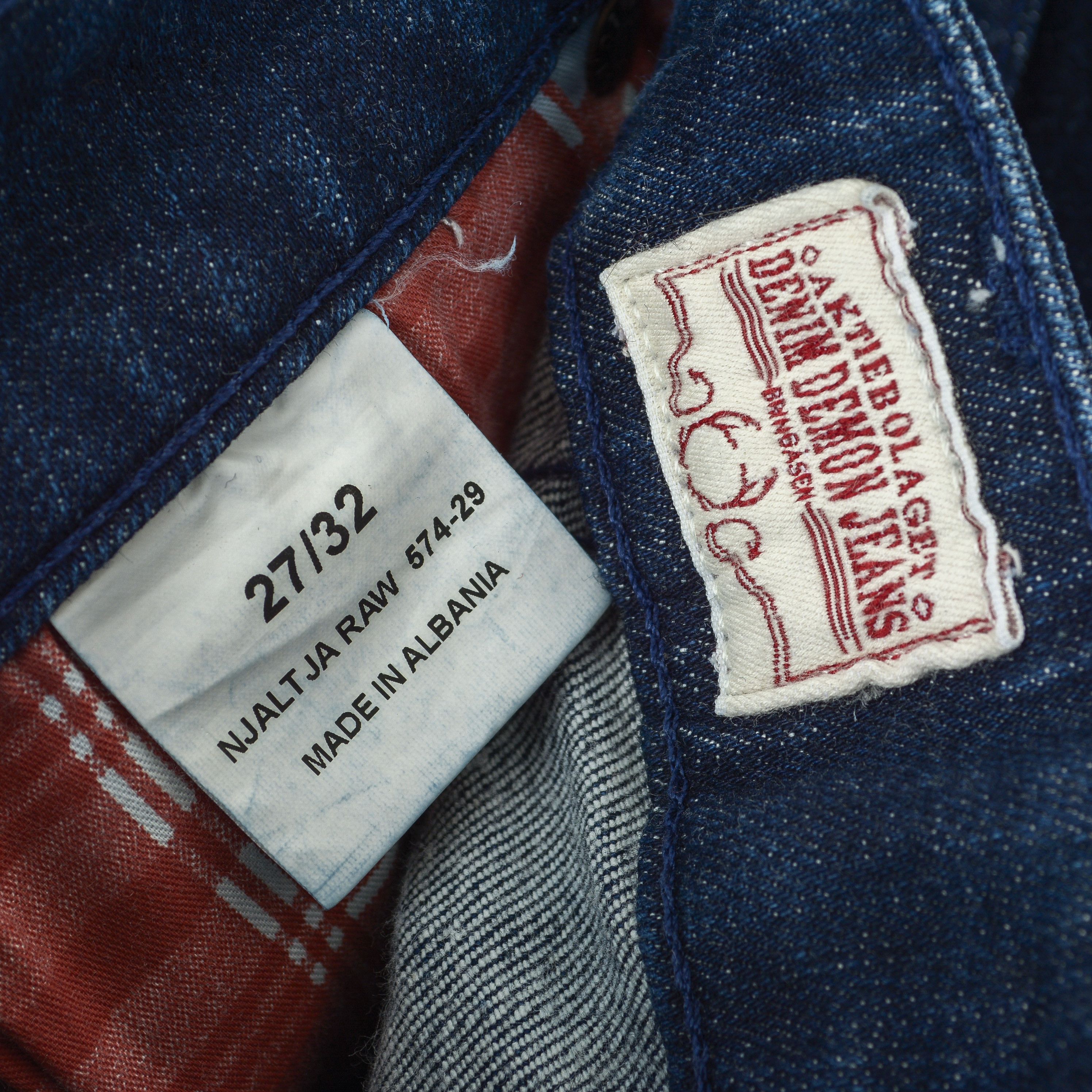 Denim Demon W29 L28 Skinny Jeans Slim Denim Pants Trousers Low Waist Size 29" - 6 Thumbnail