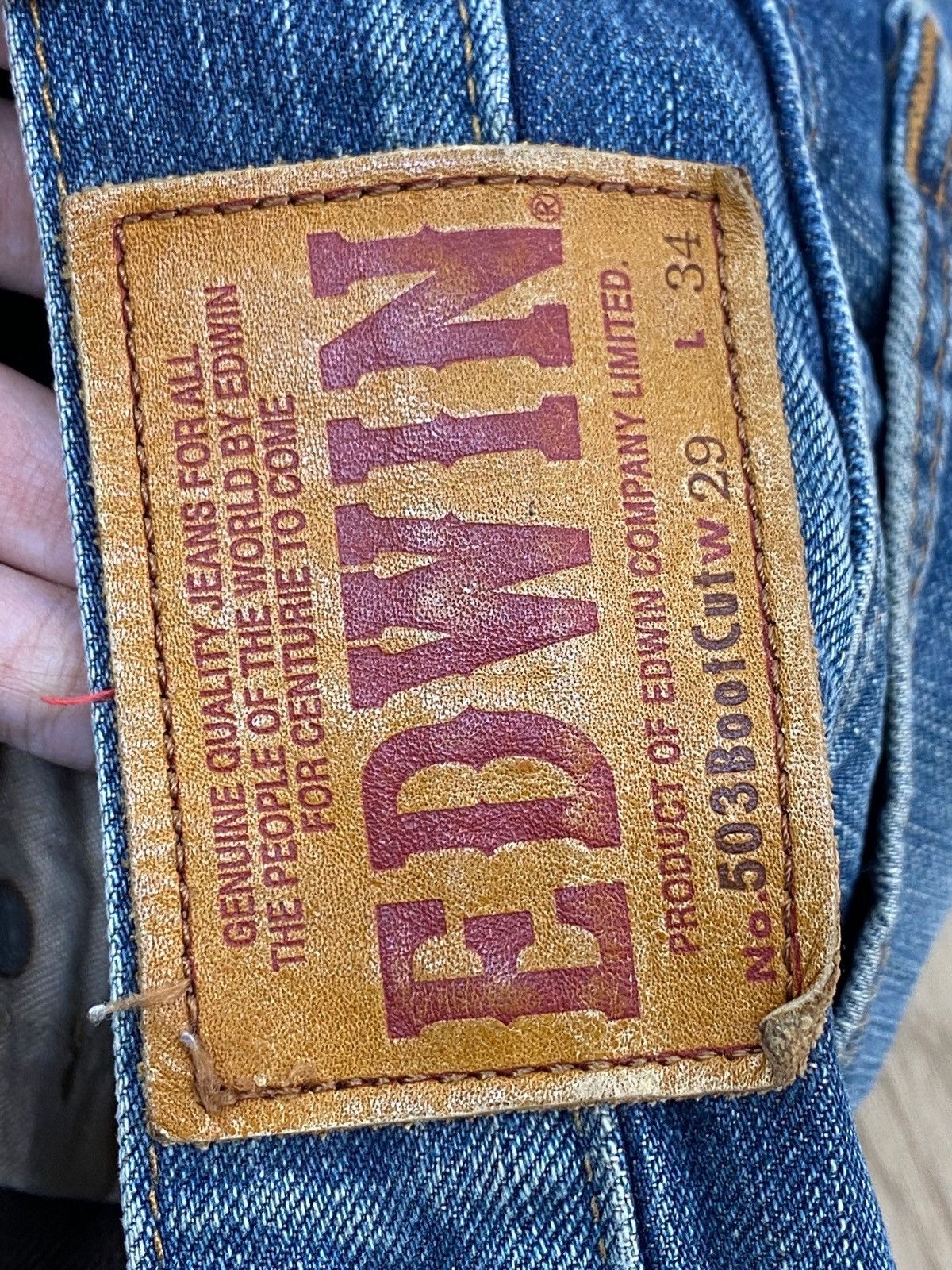 Edwin Edwin Brand Mud Wash Style Flare Jeans Size US 30 / EU 46 - 15 Thumbnail