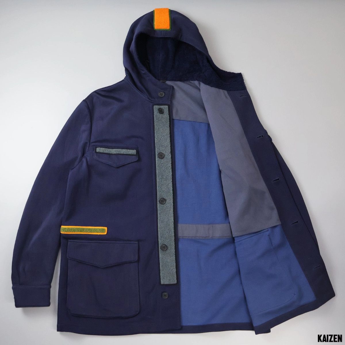 Fendi FENDI - MULTI PATCH BLOUSON HOODED JACKET Size US L / EU 52-54 / 3 - 4 Thumbnail