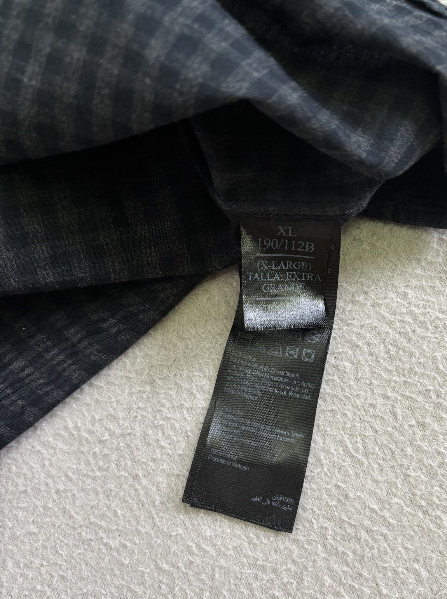 Allsaints Allsaints shirt Black Check size XL Size US XL / EU 56 / 4 - 13 Thumbnail