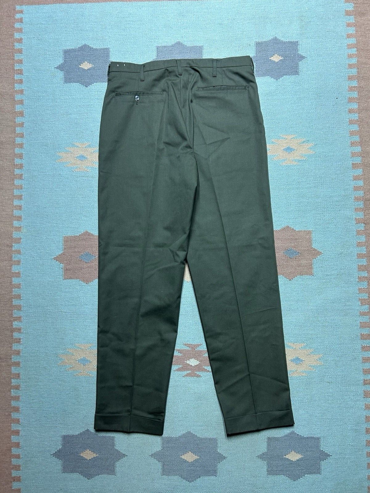 Vintage Vintage 60s 70s drop loop work pants mechanic workwear 32x30 Size US 32 / EU 48 - 7 Thumbnail
