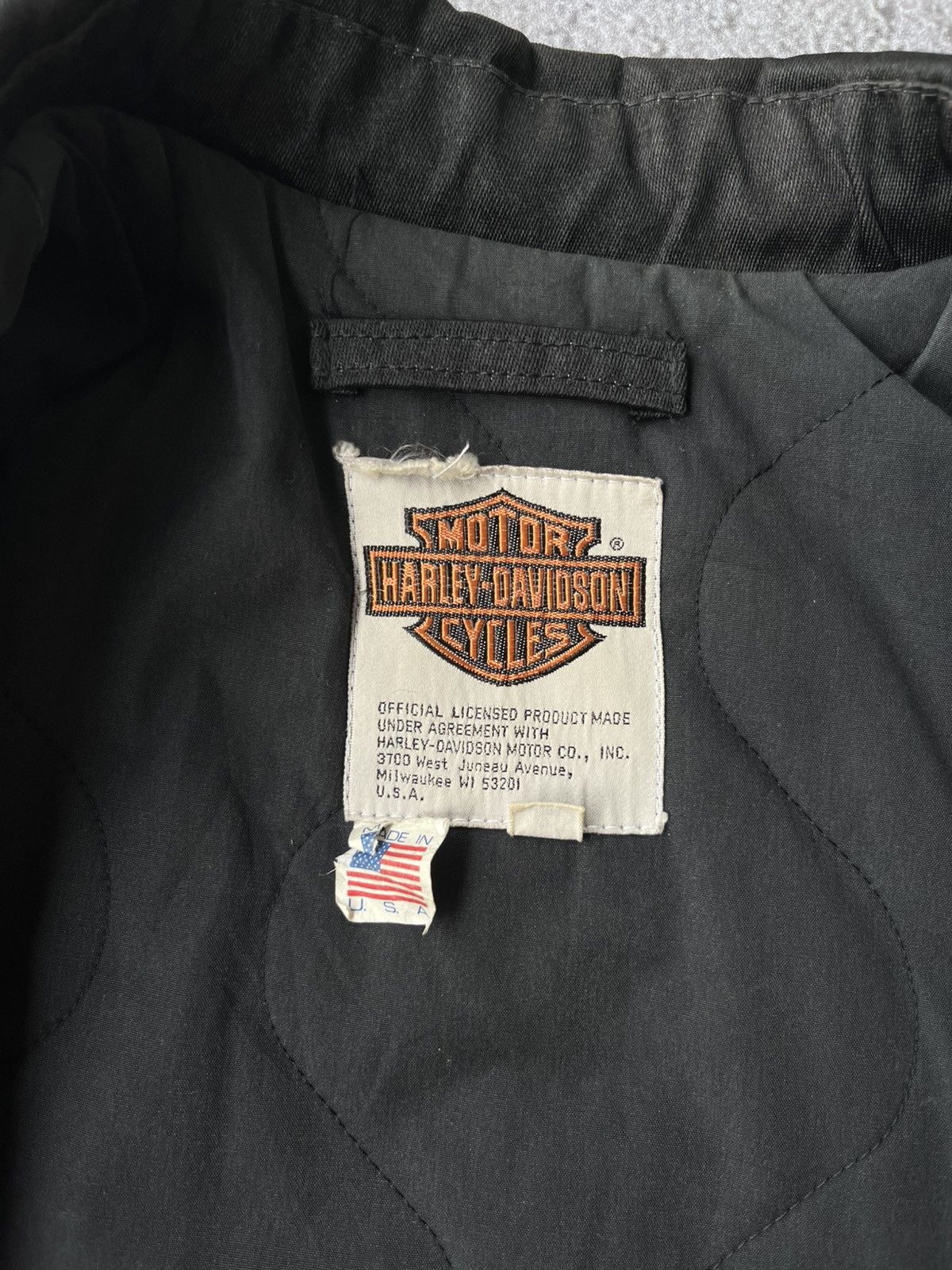 Harley Davidson Vintage Harley davidson flight jacket MA-1 nylon CWU 55/p Size US M / EU 48-50 / 2 - 6 Thumbnail