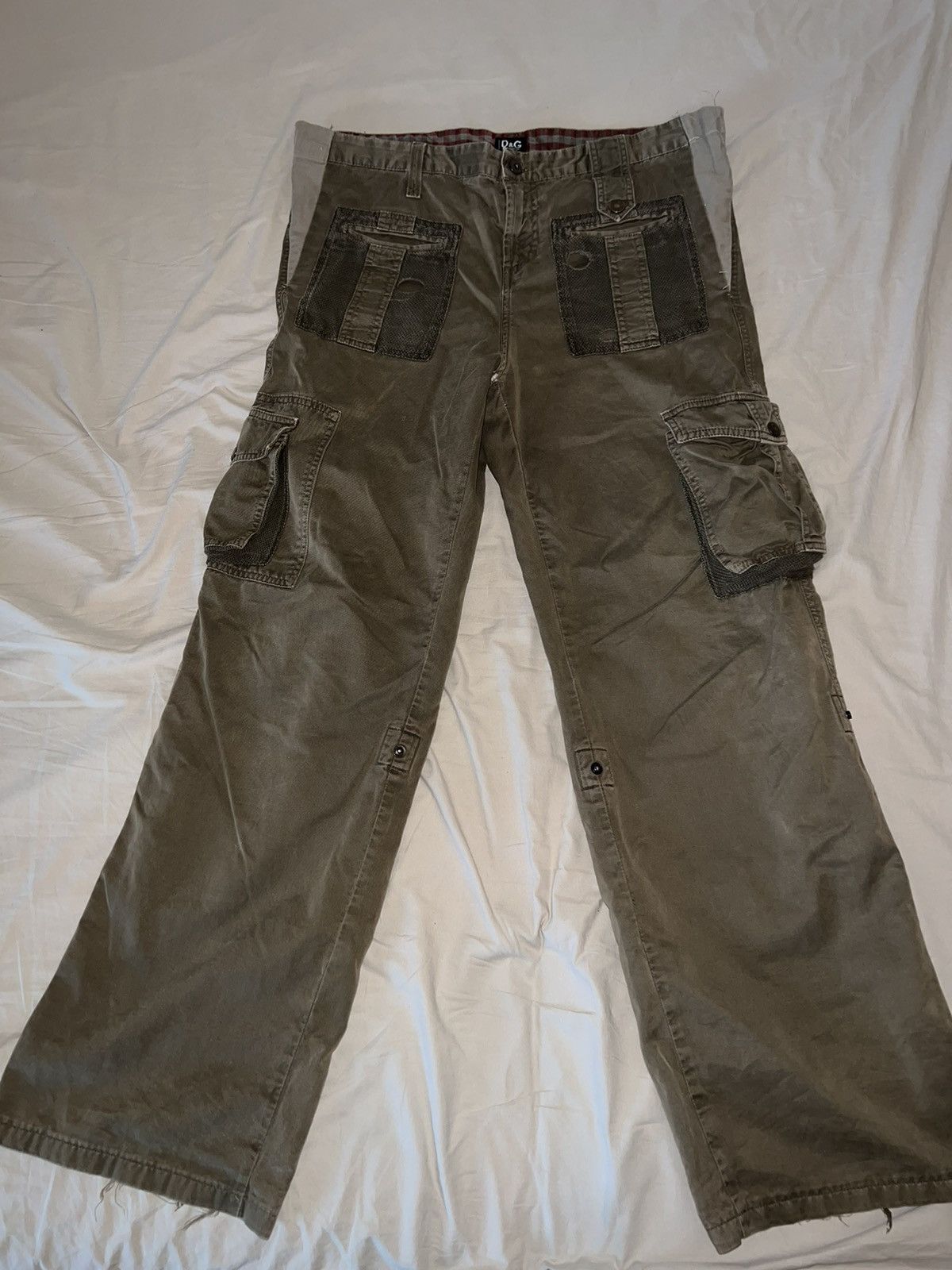 Dolce & Gabbana × Vintage vintage 2003 dolce&gabbana cargo pants Size US 29 - 1 Thumbnail