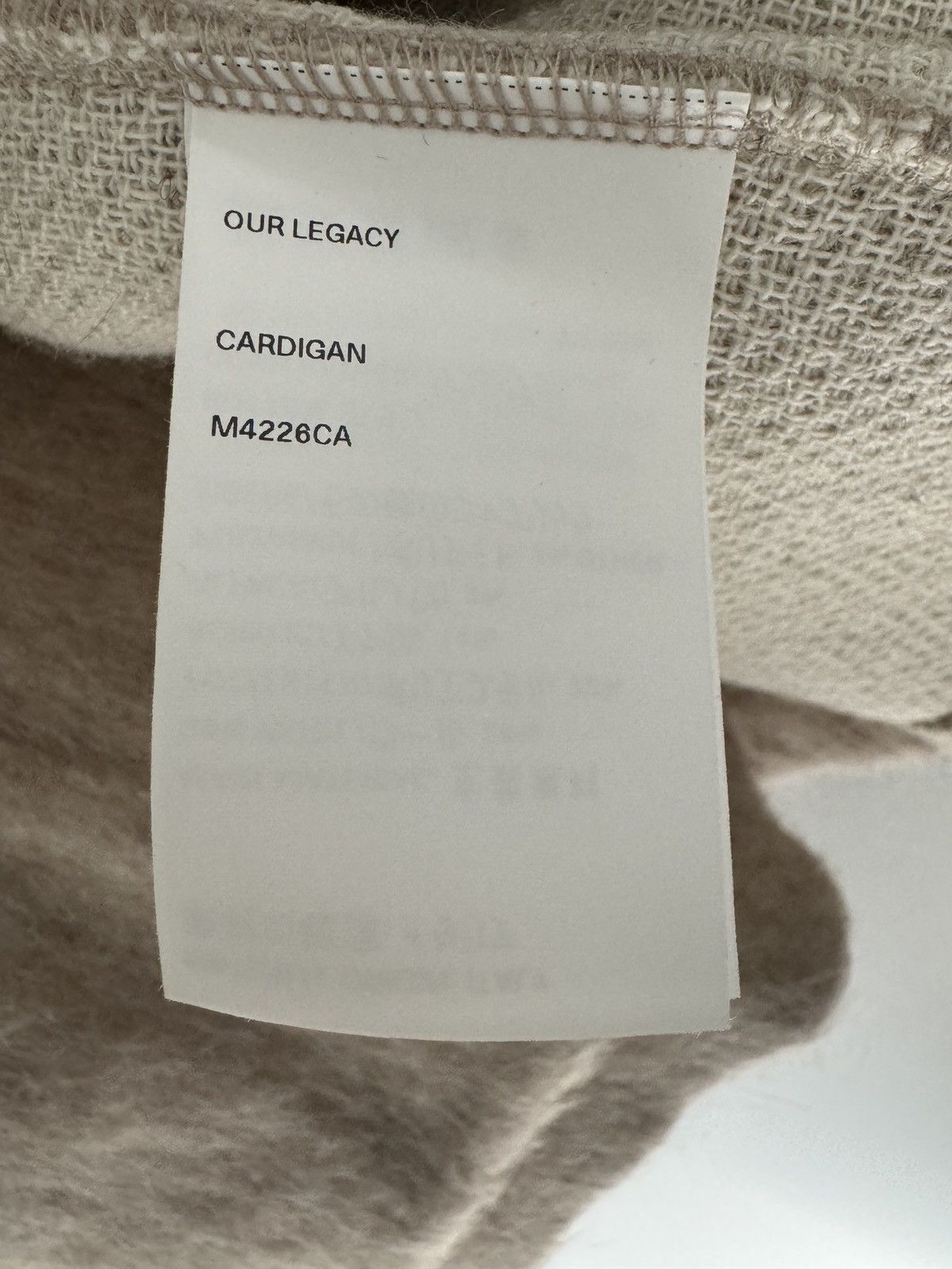 Our Legacy OUR LEGACY mohair cardigan Size US S / EU 44-46 / 1 - 7 Thumbnail