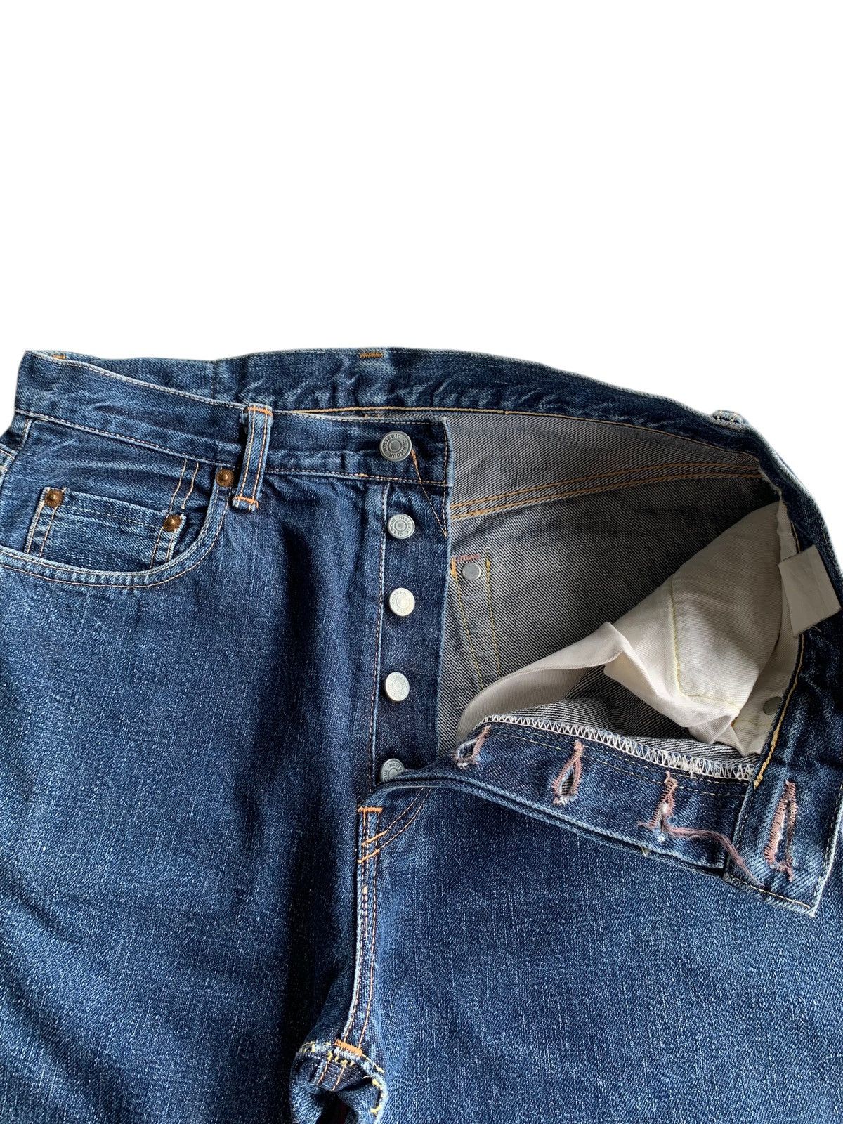 Vintage vintage Hysteric Glamour Kinky Button fly Selvedge Denim ☠️🎌 Size US 30 / EU 46 - 17 Thumbnail