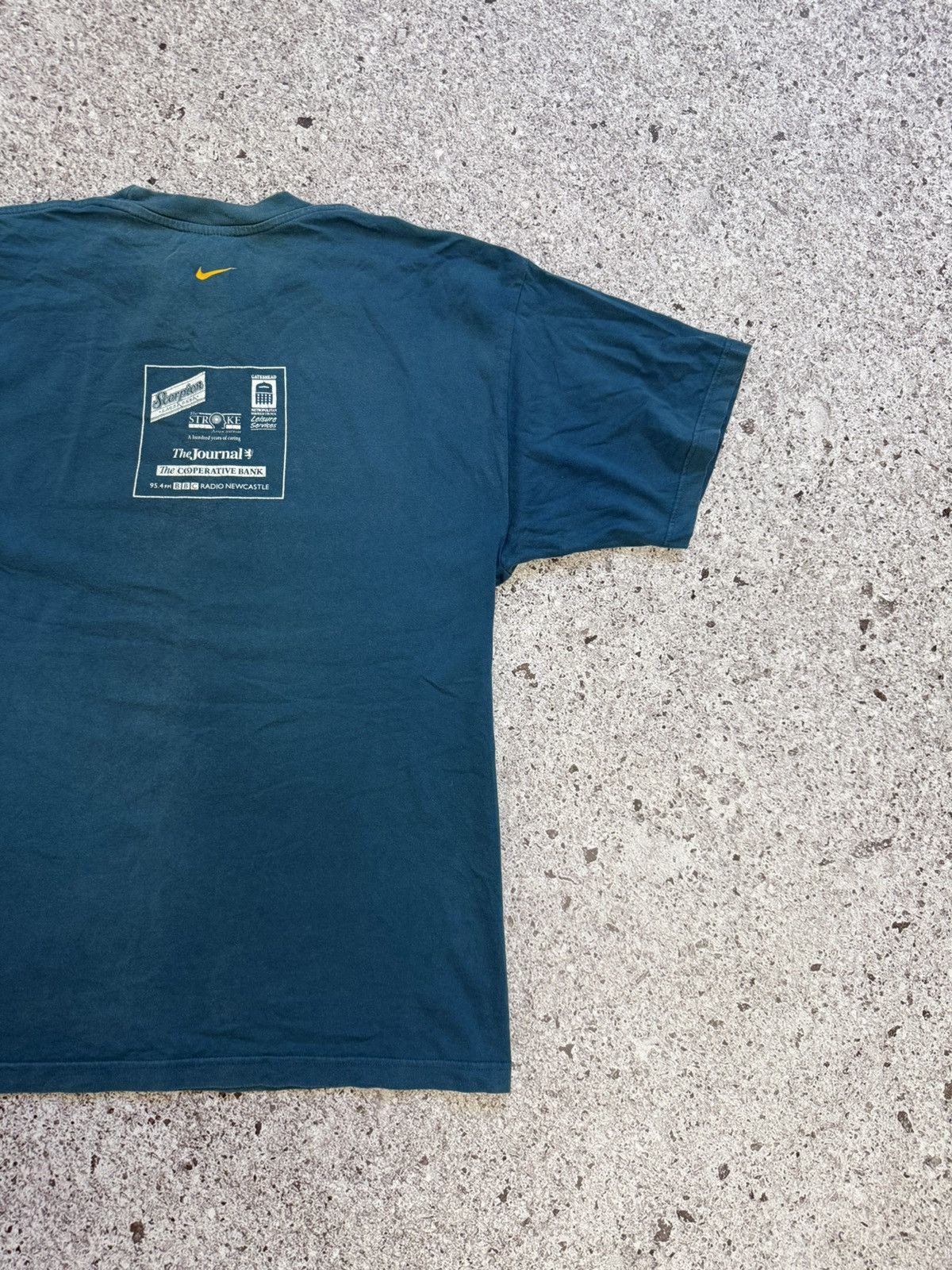 Nike × Vintage Vintage 1999 Nike The Blaydon New Castle Running T-shirt Size US XXL / EU 58 / 5 - 7 Thumbnail