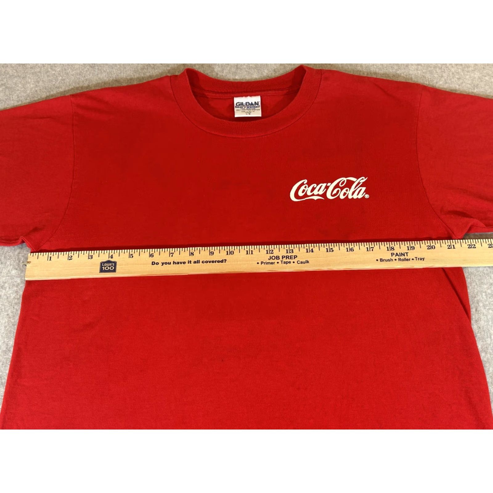 Gildan VINTAGE Coca Cola Shirt Mens Large Short Sleeve Graphic Promo Tee 90s Size US L / EU 52-54 / 3 - 3 Thumbnail