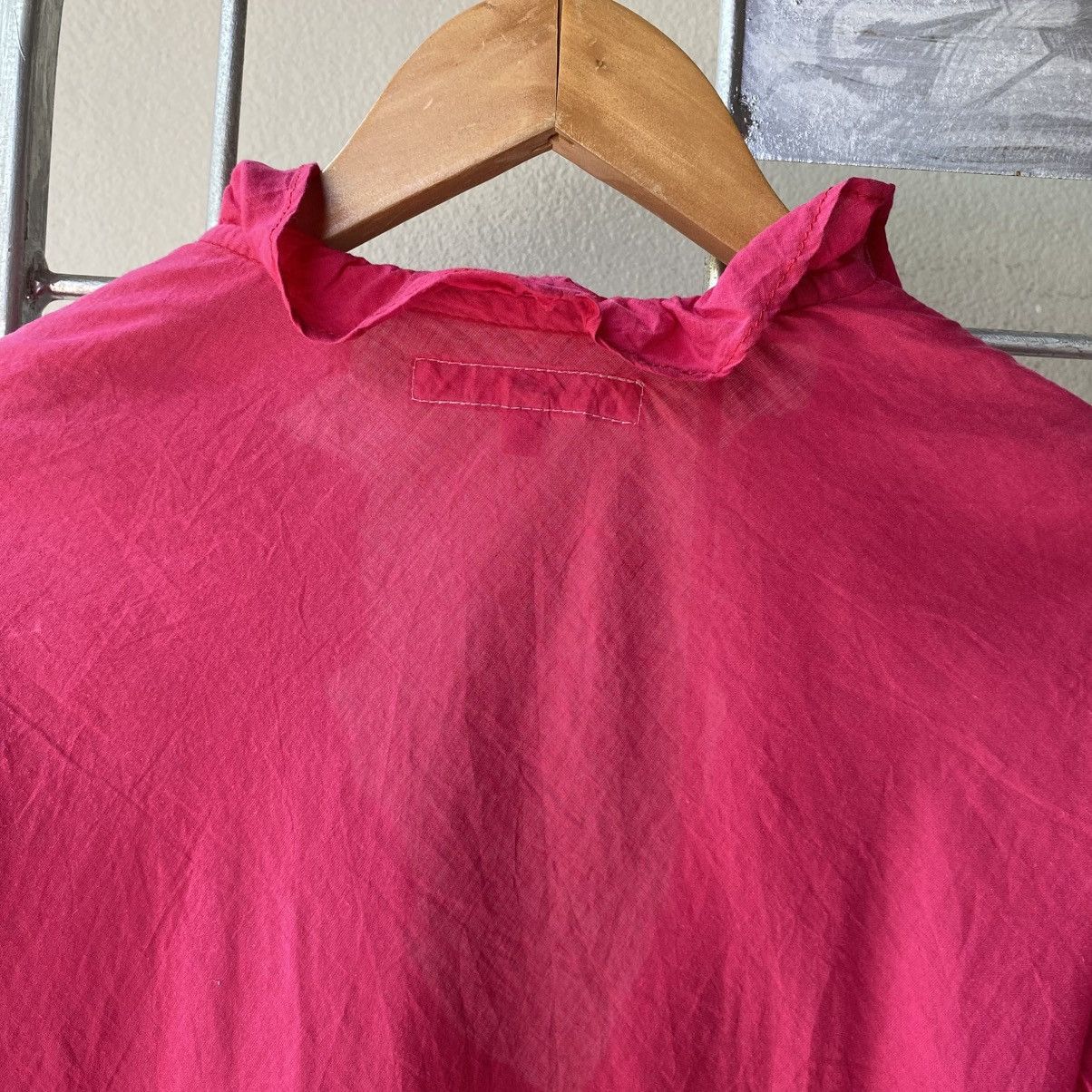 Designer × Japanese Brand H.Ranch Market Y2K Pink Ruffled V-Neck Blouse Size XS / US 0-2 / IT 36-38 - 20 Thumbnail