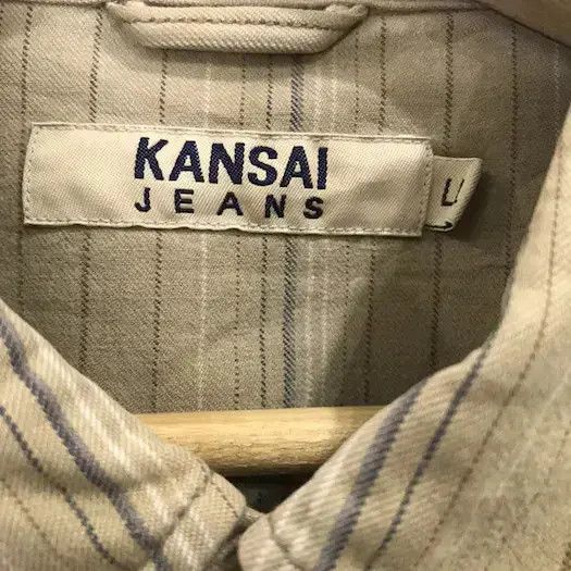 Flannel Kansai Jeans Stripe Design Flannel Shirt Size US L / EU 52-54 / 3 - 5 Thumbnail