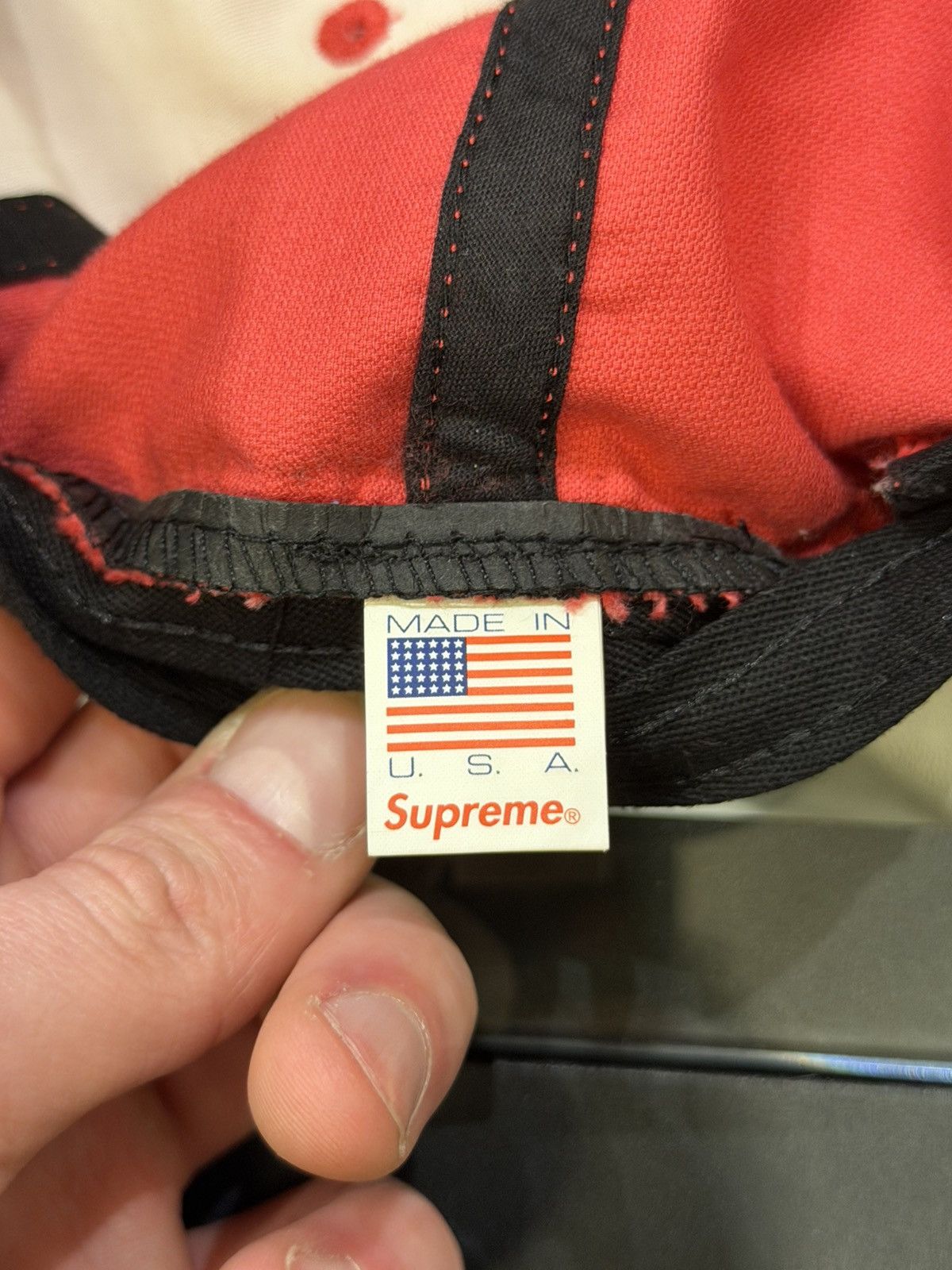 Supreme Supreme Corduroy Six Panel Hat - Red Size ONE SIZE - 7 Thumbnail