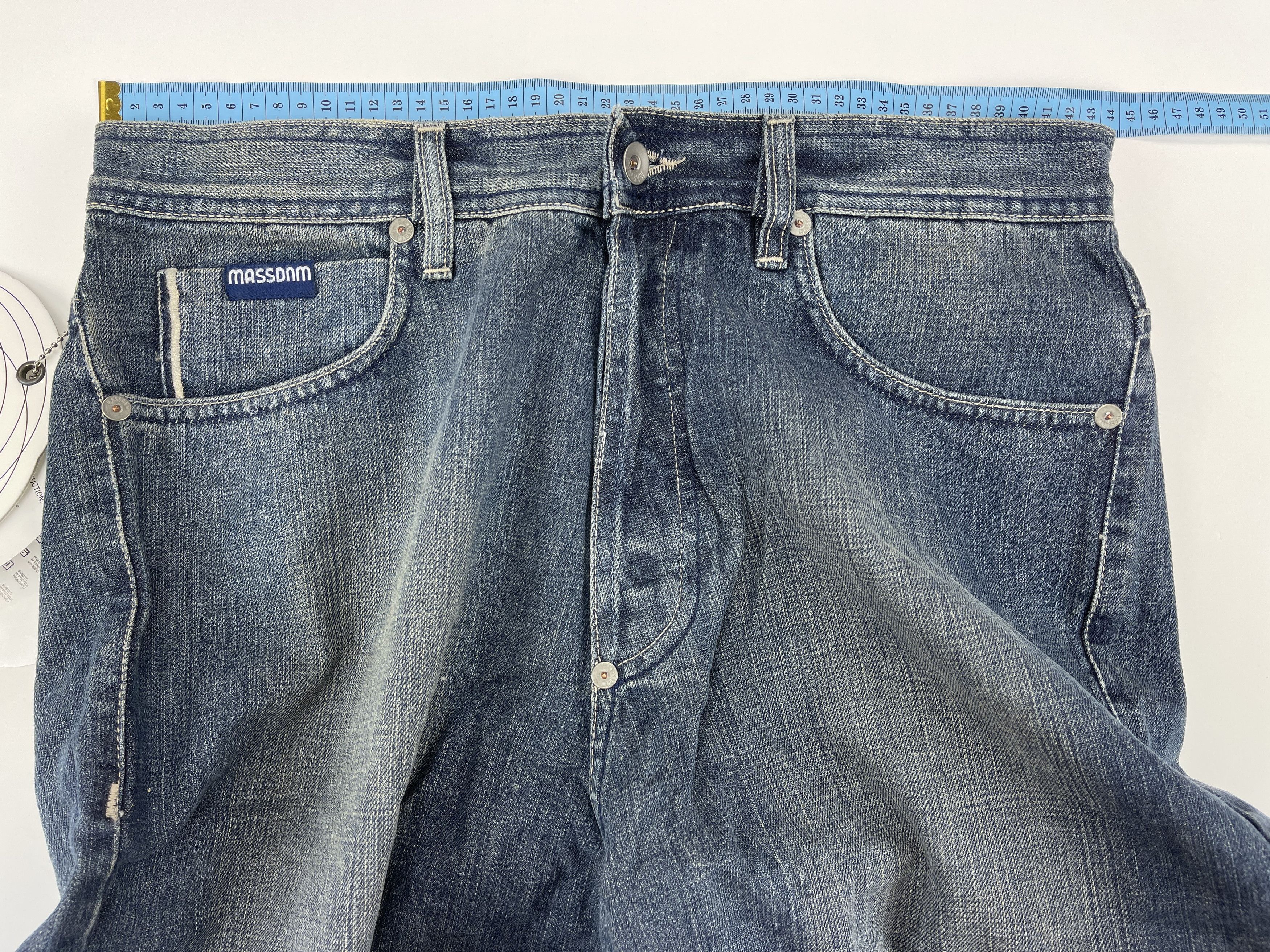 Vintage Mass DNM jeans, blue, vintage baggy 90s hip hop mens size 34 Size US 34 / EU 50 - 15 Thumbnail