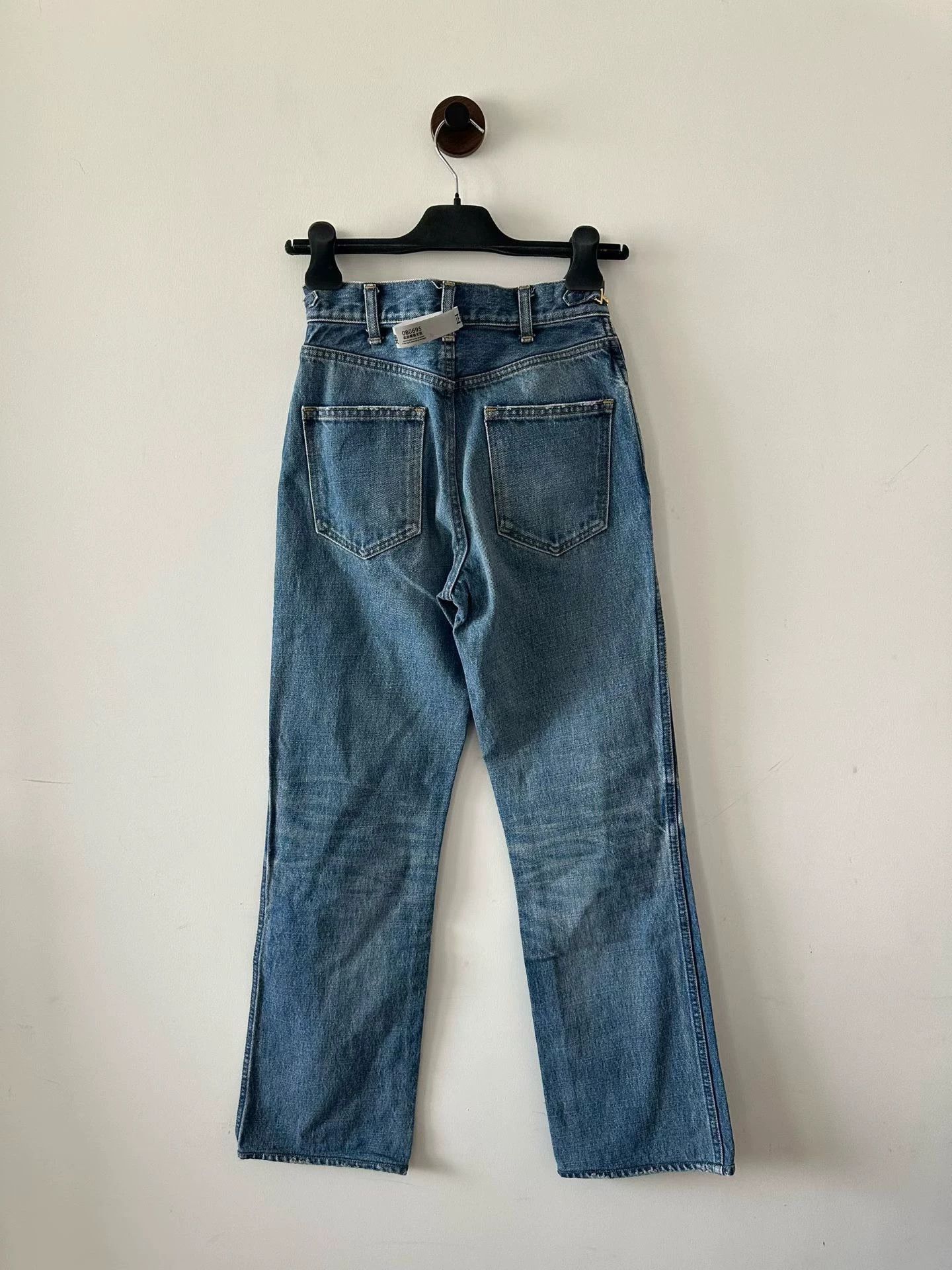 Celine Celine Jane Triomphe Denim Jeans Women's 25 Hemmed 98% New Size 25" / US 0 / IT 36 - 2 Thumbnail