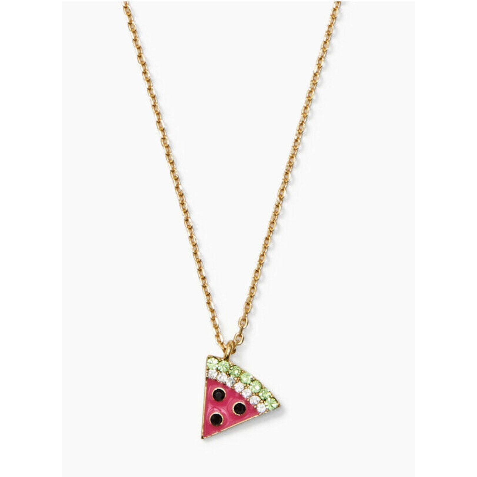 Kate Spade Kate Spade Watermelon 🍉 Set Mini Pendant Necklace Earrings Size ONE SIZE - 4 Thumbnail