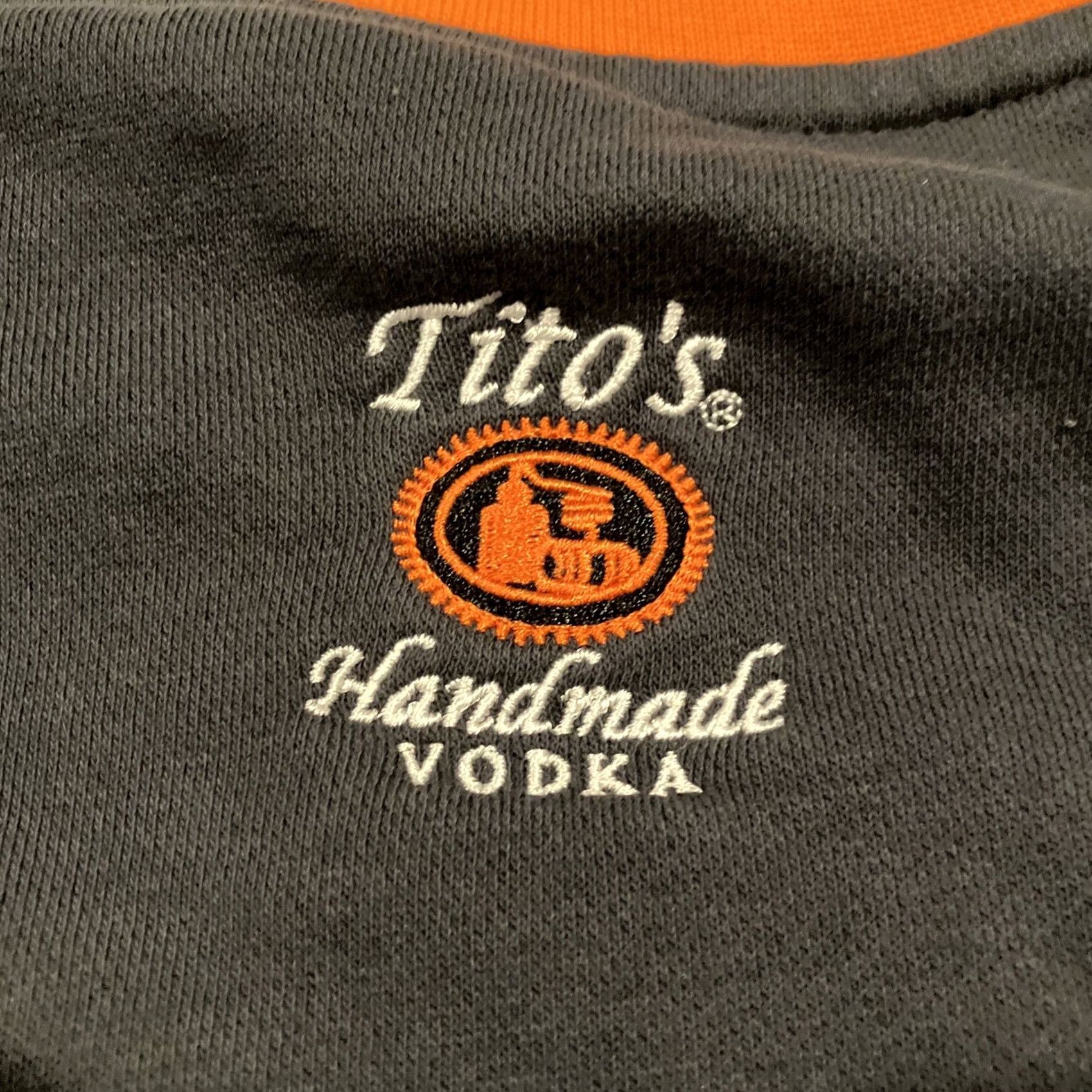 Vintage Tito's Handmade Vodka Crewneck Sweatshirt Ugly Christmas XL Men Brown Cotton Blend Knit Graphic Print Vintage: No Size US XL / EU 56 / 4 - 6 Thumbnail