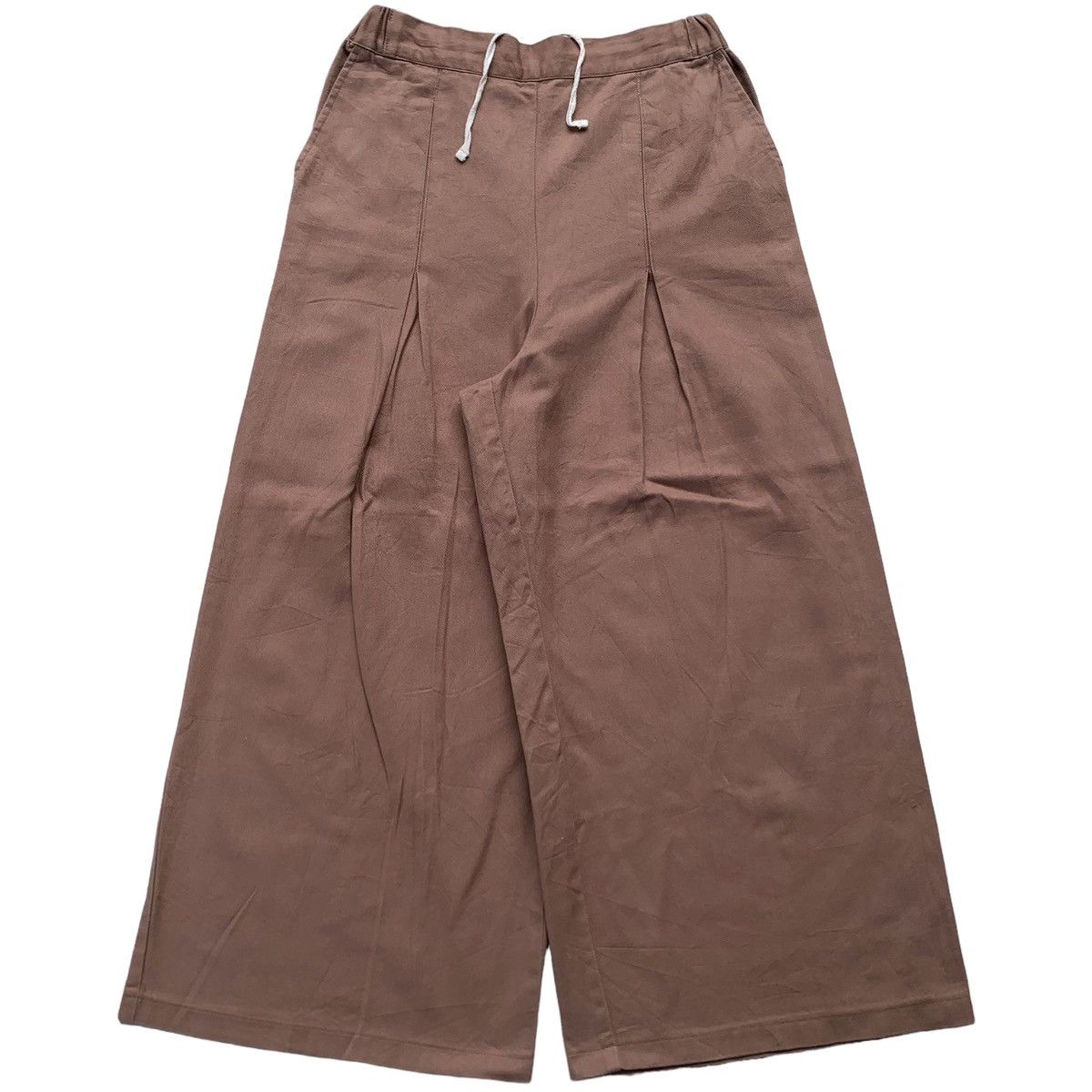 image of Avant Garde x Vintage Japanase Brand Samansa Mos Wide Leg Pants in Brown Nude, Men's (Size 30)