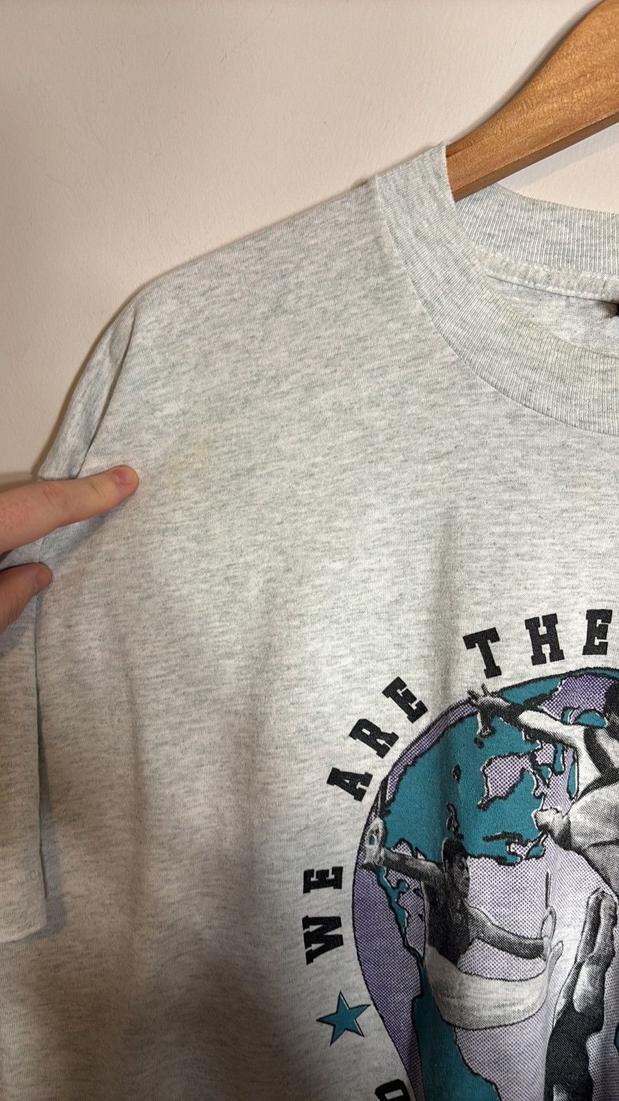 Vintage Vintage We Are The Champions Shirt Size US XXL / EU 58 / 5 - 3 Thumbnail