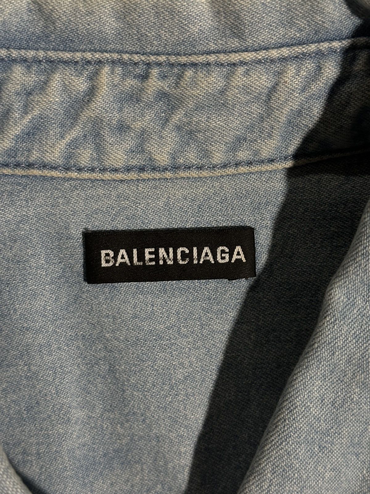 Balenciaga Balenciaga Short Sleeve Shirt Size US XXS / EU 40 - 3 Thumbnail