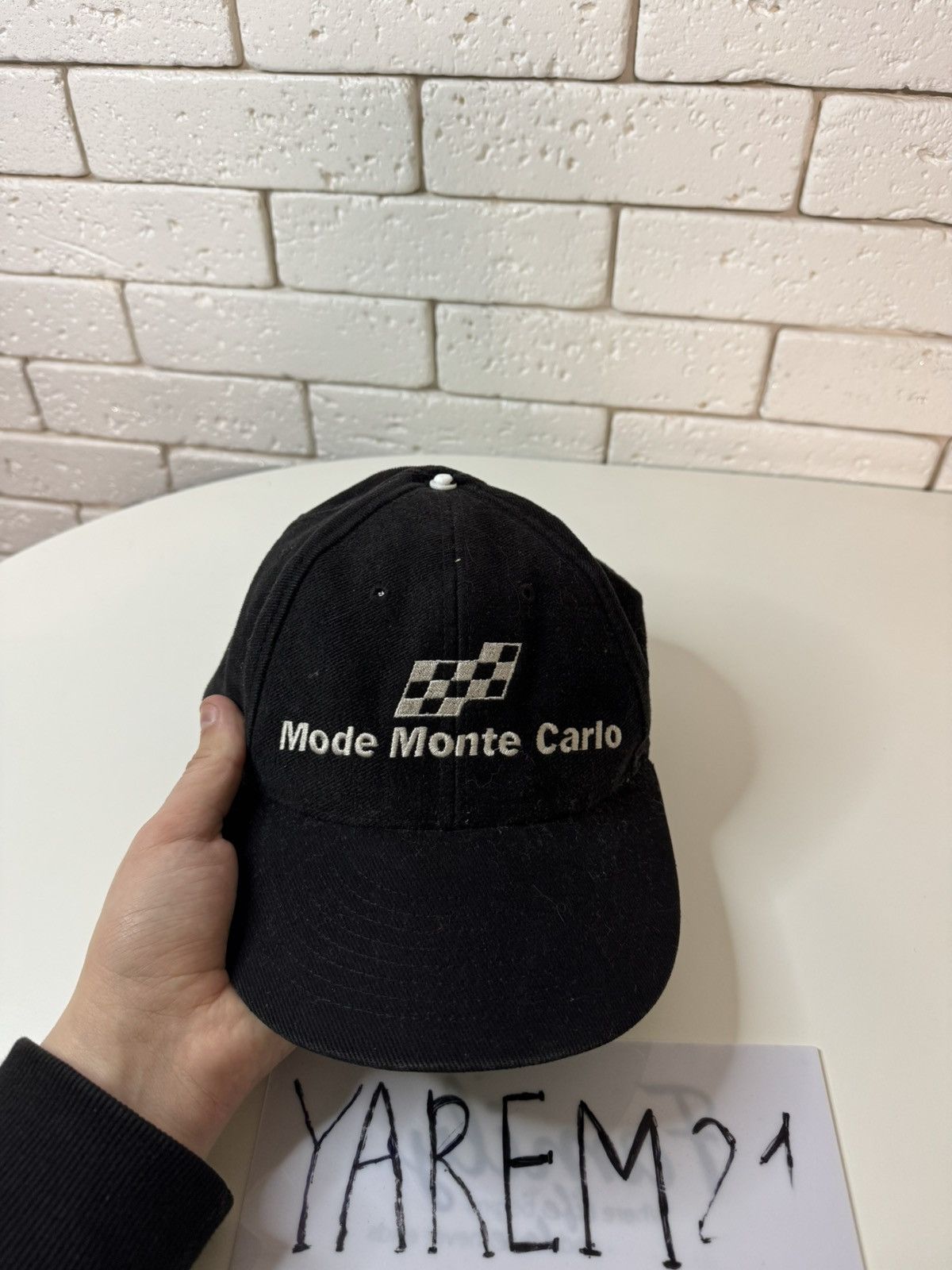 Vintage Mode Monte Carlo cap hat Size ONE SIZE - 2 Thumbnail