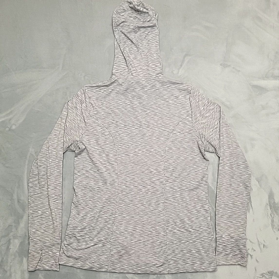 The North Face North Face Hoodie Womens L Gray Full Zip Hooded Lightweight Performance Shirt Size L / US 10 / IT 46 - 7 Thumbnail