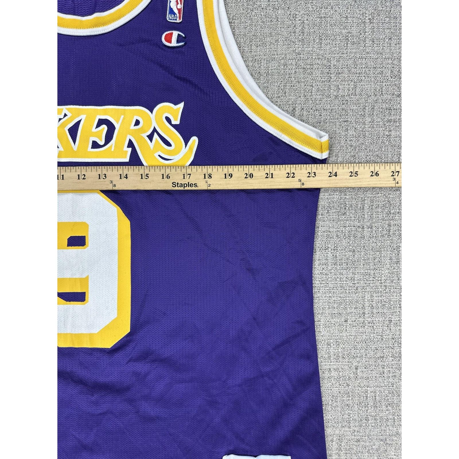 Champion Los Angeles Lakers Jersey 48 NBA Van Exel Champion 90s Clean Size US XL / EU 56 / 4 - 4 Thumbnail