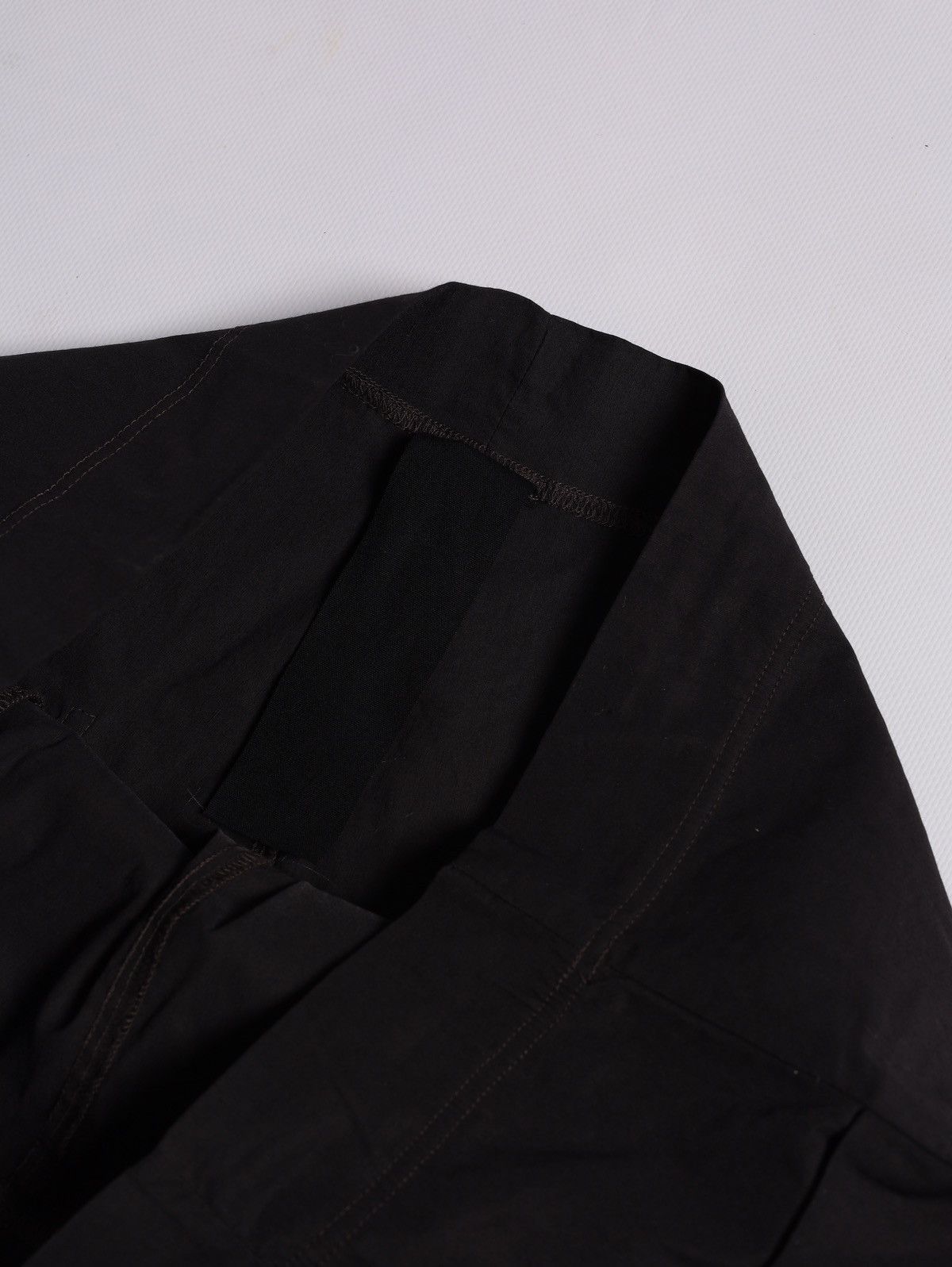 Rundholz Rundholz Black Label Dark Navy Linen Cotton Nylon Wide Pants Size 28" / US 6 / IT 42 - 4 Thumbnail