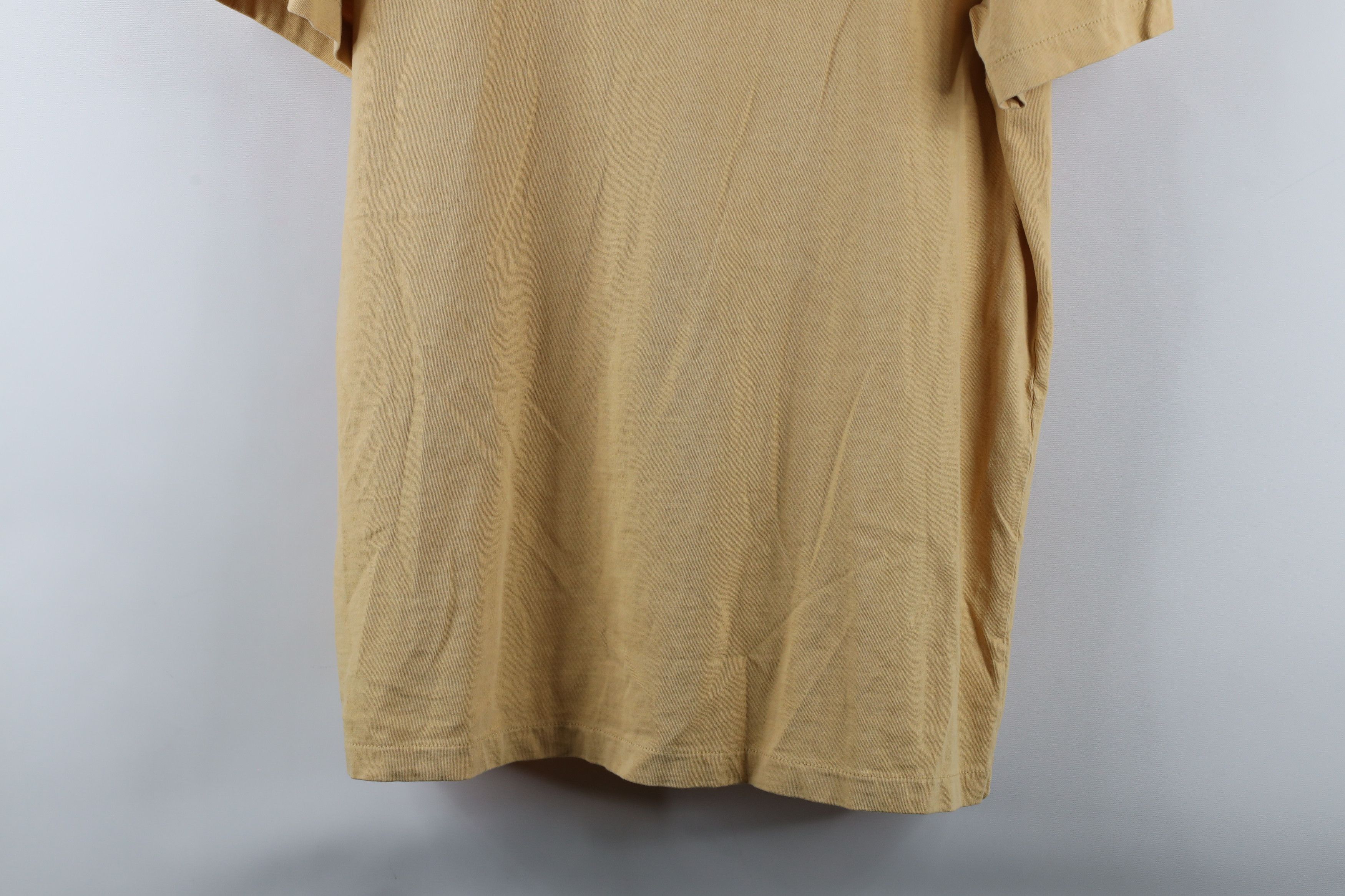 Madewell × Vintage Madewell All Day Blank Short Sleeve T-Shirt Yellow Cotton Size US M / EU 48-50 / 2 - 9 Thumbnail
