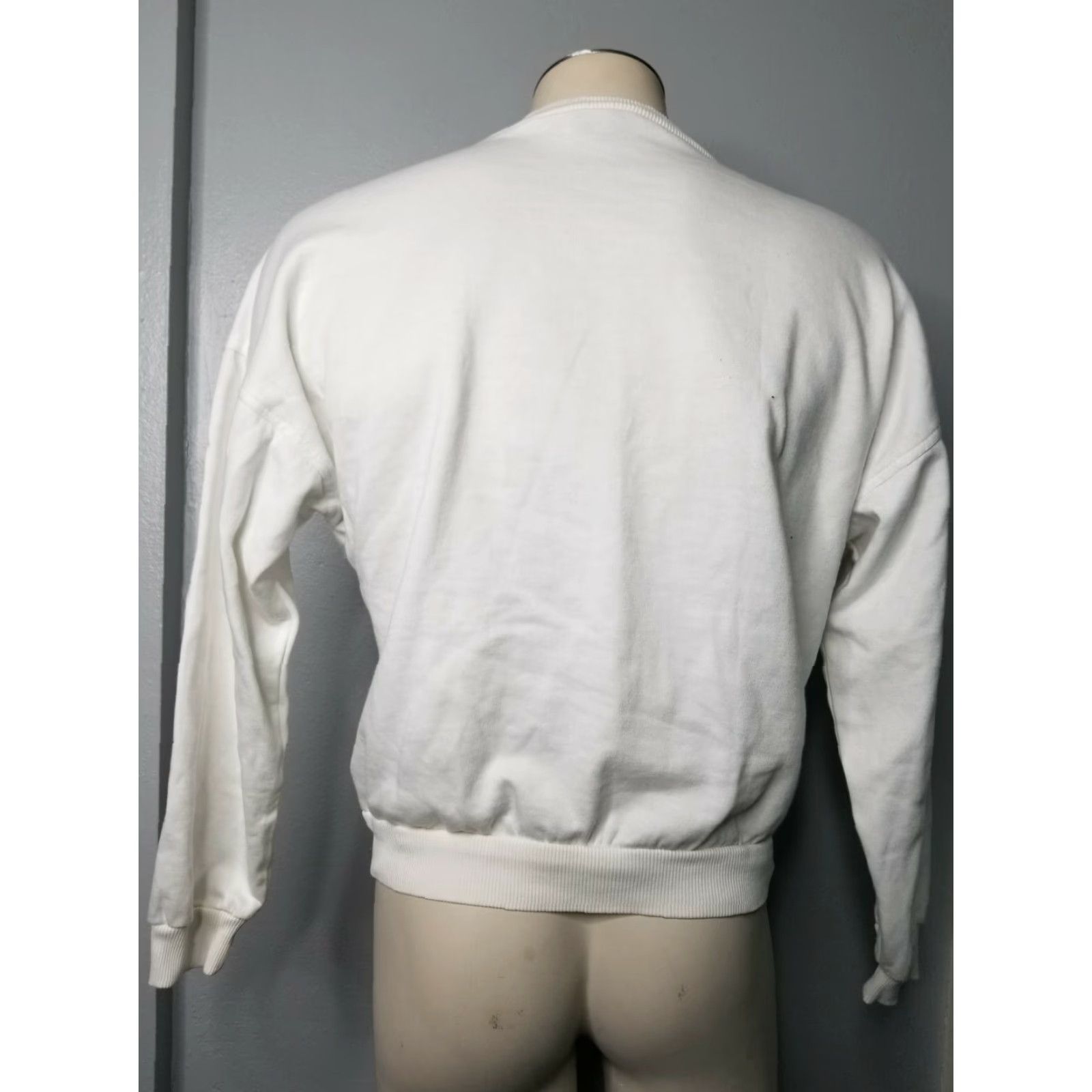Vintage Vintage Peer Wear Mazatlan 1999 Graphic Pullover Crewneck Sweatshirt Women’s Small White 90s Casual Sportswear Size S / US 4 / IT 40 - 3 Thumbnail