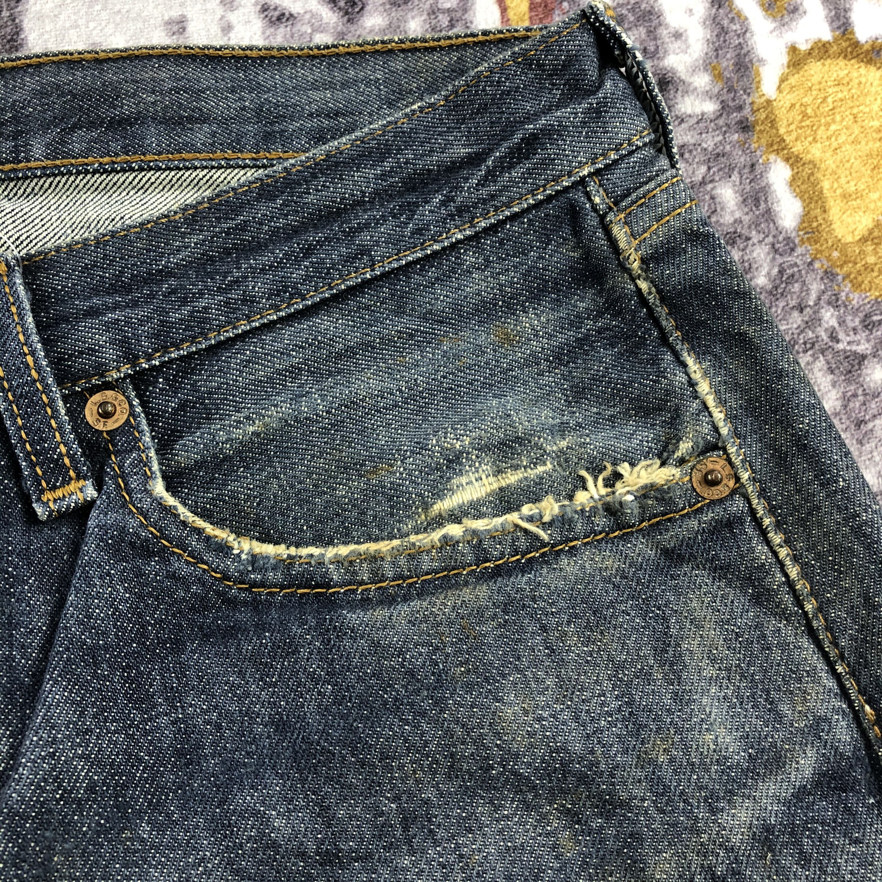 Levi's × Vintage 90s Vintage Ripped Levis 501 Jeans-JM2540 Size US 33 - 12 Thumbnail