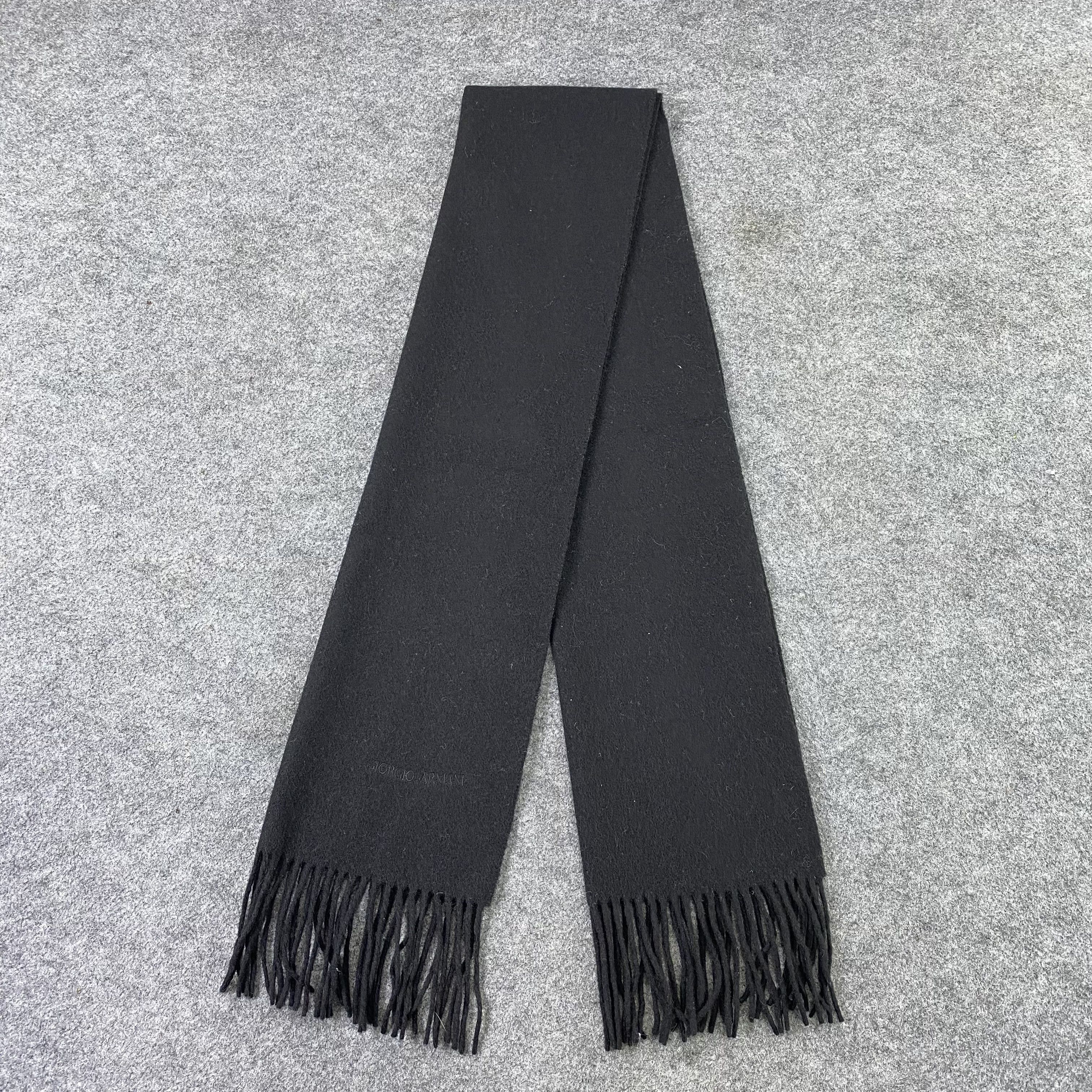 Giorgio Armani Giorgio Armani Wool Muffler/Scarf/Neckwear -T1426 Size ONE SIZE - 4 Thumbnail