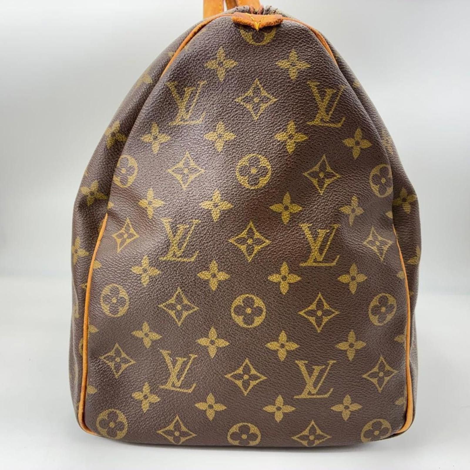 Louis Vuitton Louis Vuitton - Monogram Canvas Keepall 50 Travel Bag Size ONE SIZE - 8 Thumbnail