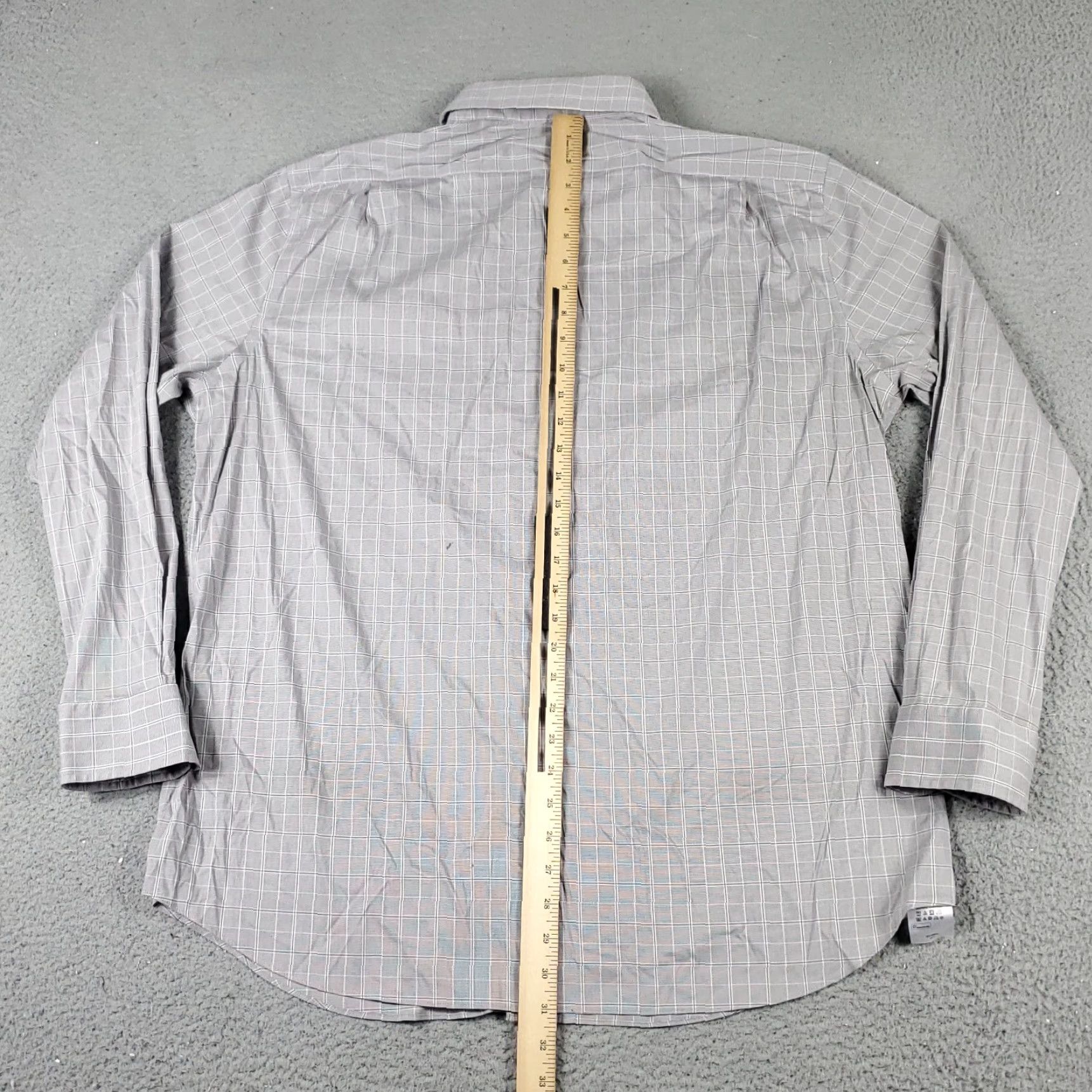 Ralph Lauren Ralph Lauren Button-Up Shirt Mens 2XL Gray Plaid Long Sleeve Casual Size US XXL / EU 58 / 5 - 3 Thumbnail