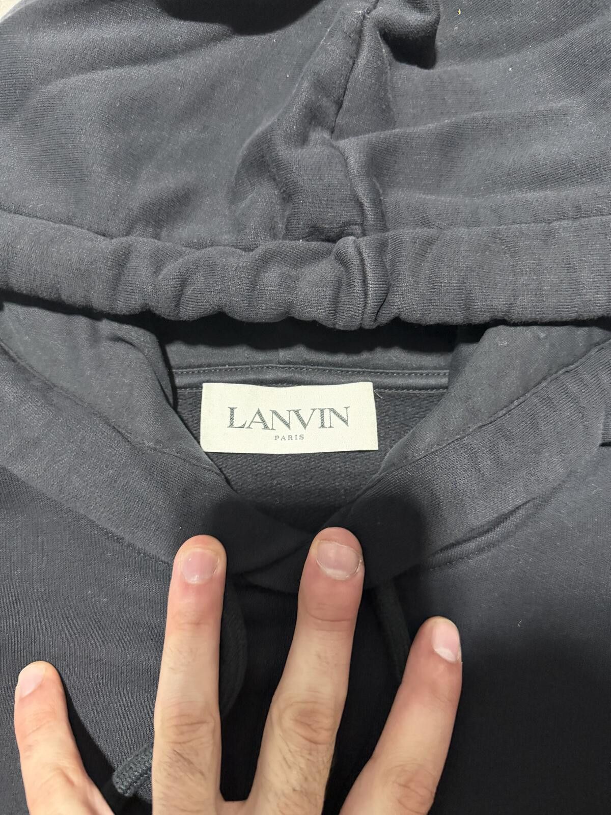 Lanvin Lanvin Embroidered Logo Hoodie - Sz Small Size US S / EU 44-46 / 1 - 5 Thumbnail