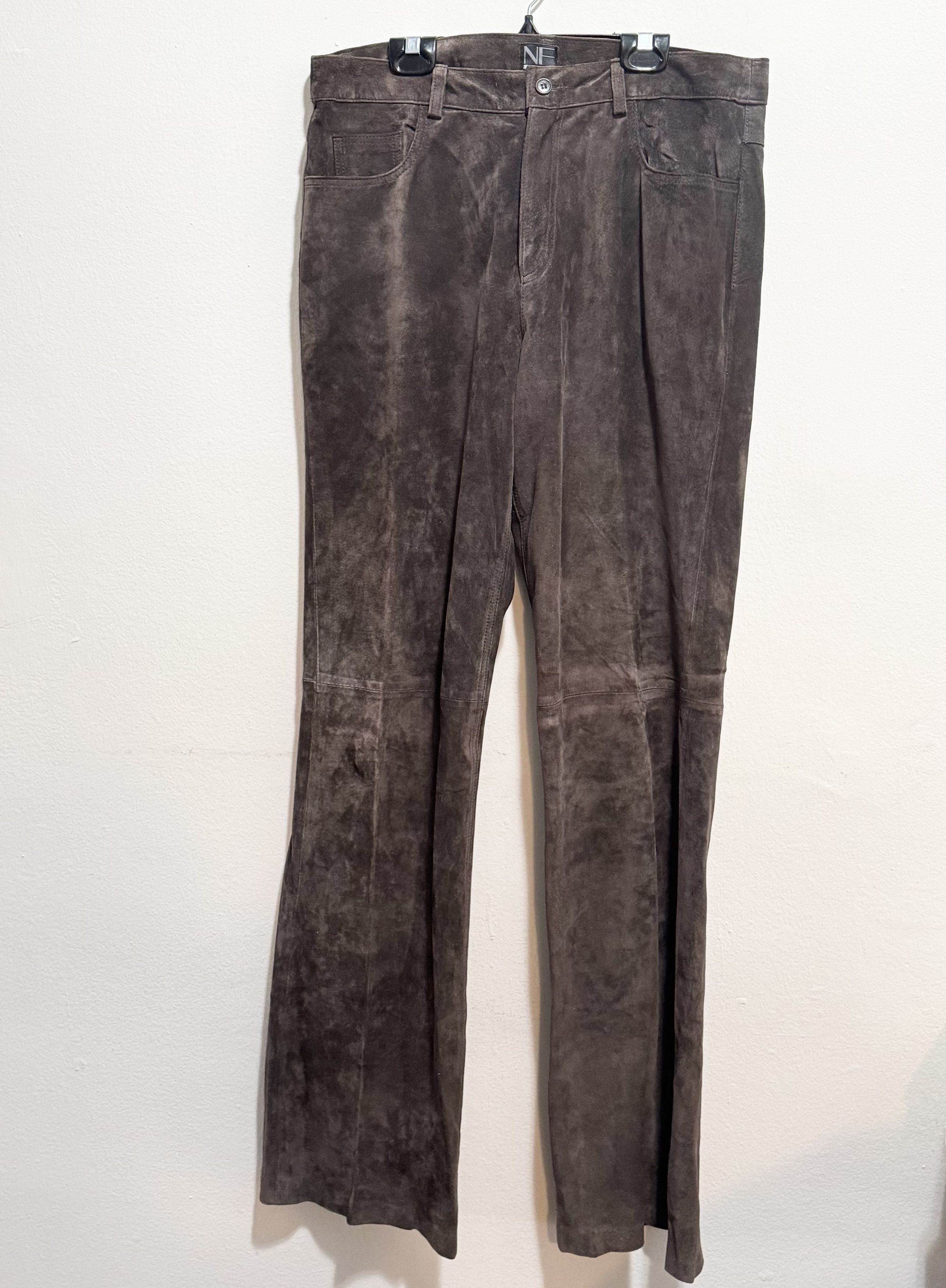 Other New Frontier Suede Woman's pants size 12 Size 34" / US 12 / IT 48 - 1 Thumbnail