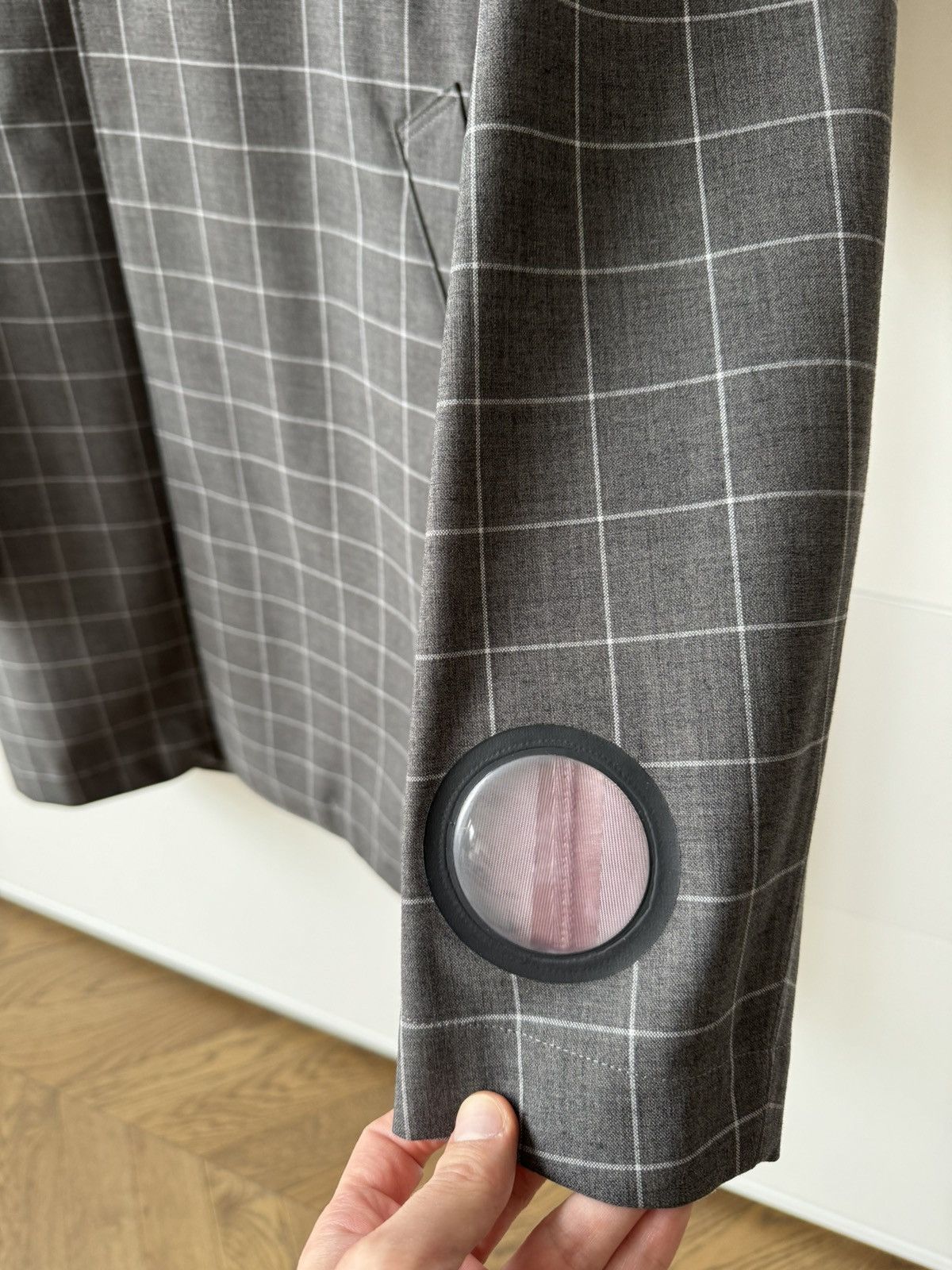 Undercover [3] T/Wpen Windowpane Coat in Grey (AW15) Size US L / EU 52-54 / 3 - 6 Thumbnail