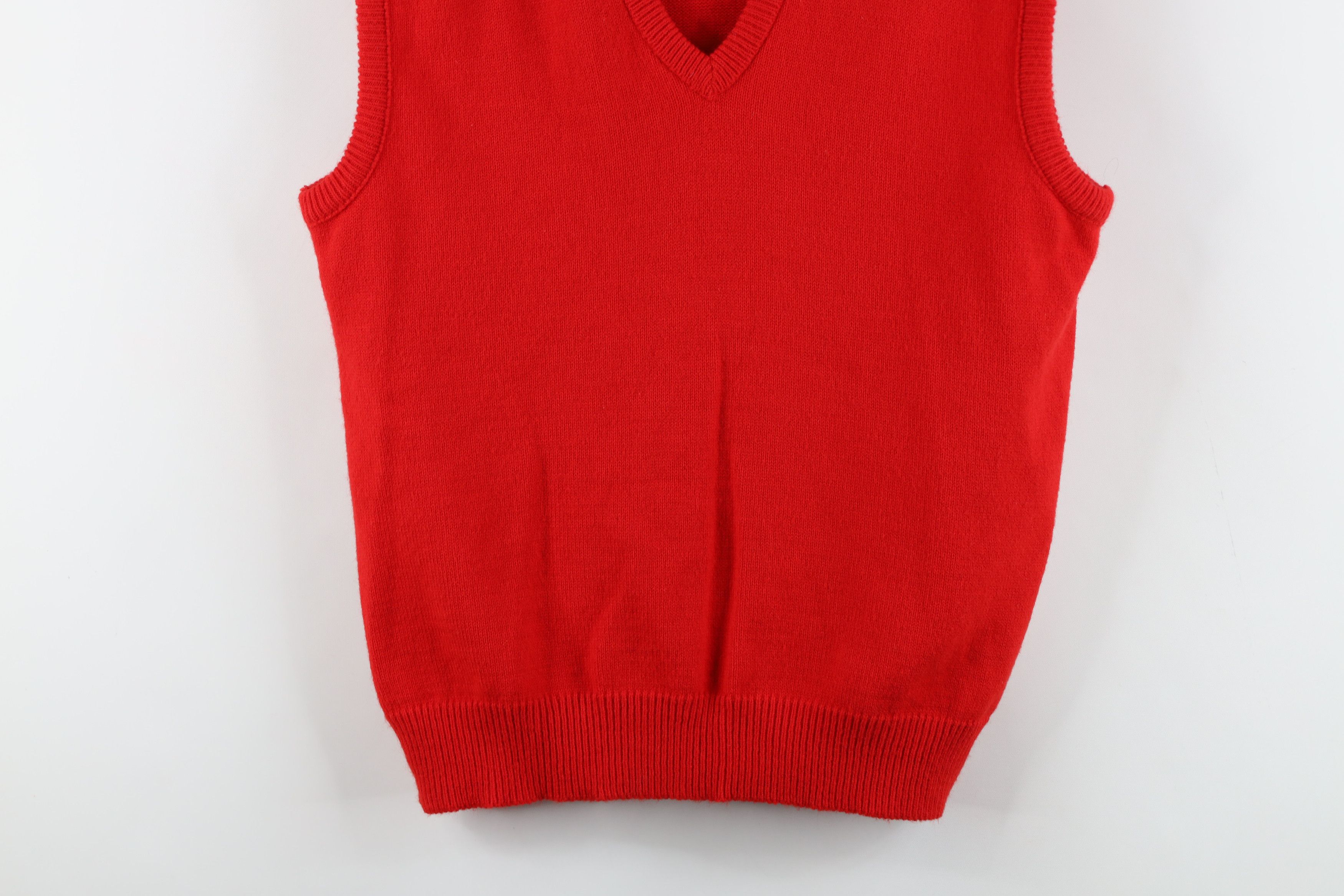 Vintage Vintage 70s Streetwear Wool Blend V-Neck Sweater Vest USA Size US M / EU 48-50 / 2 - 3 Thumbnail