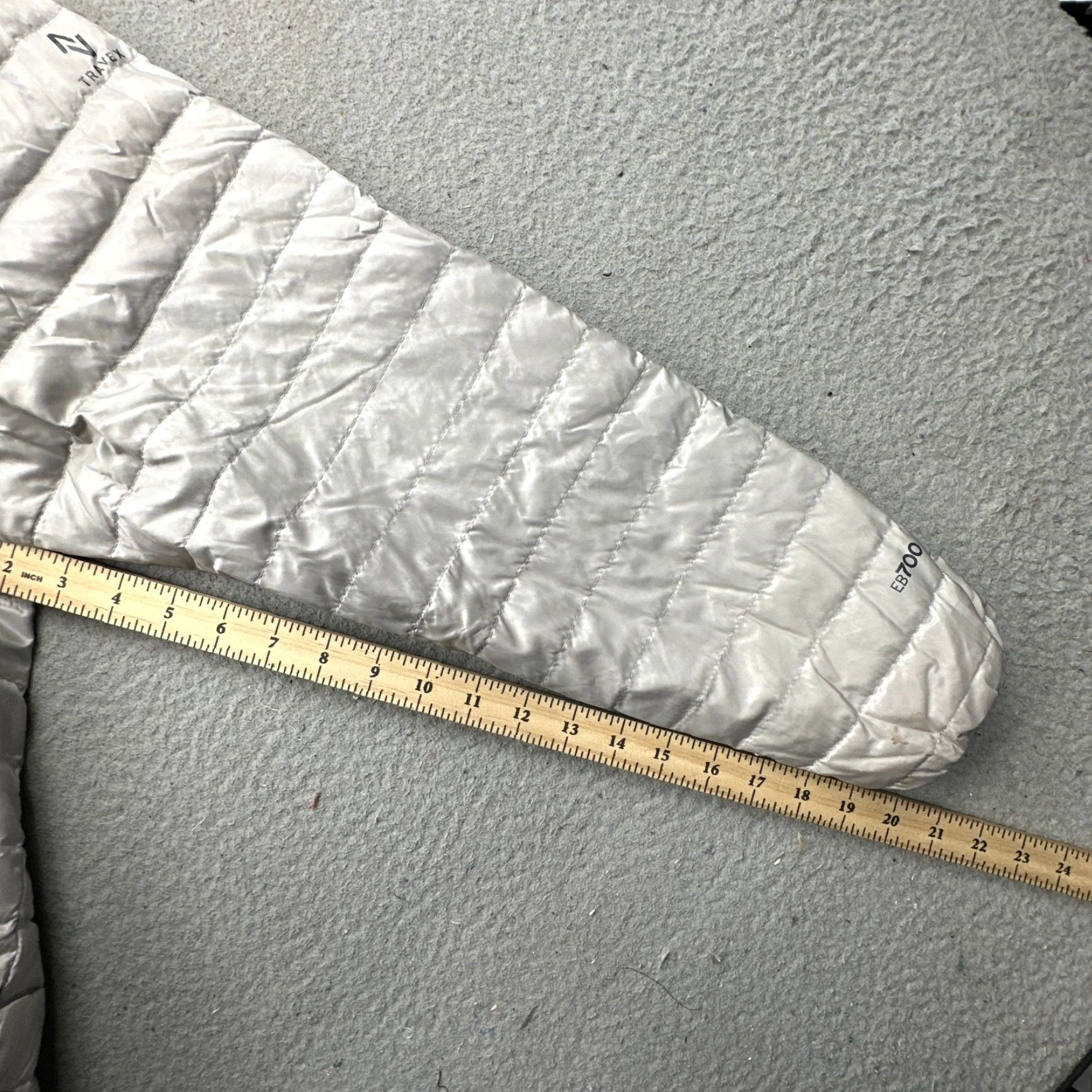 Eddie Bauer VINTAGE Eddie Bauer EB 700 Goose Down Travex Puffer Jacket Women 2XL Gray Stains Quilted Full Zip Womens Size XXL / US 16-18 / IT 52-54 - 3 Thumbnail