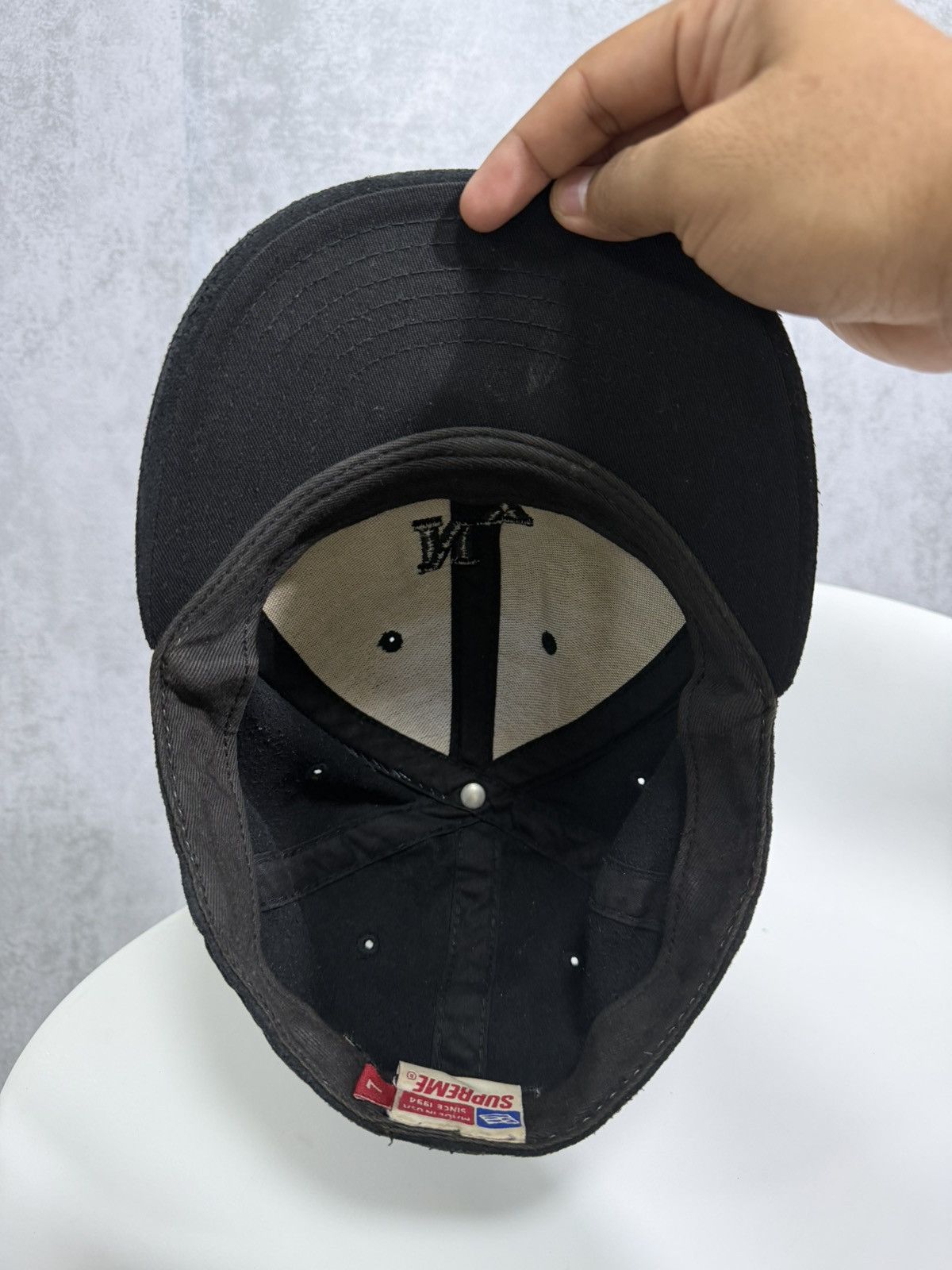 Supreme Vintage Og Supreme NY Script Hat 1994 Size ONE SIZE - 5 Thumbnail