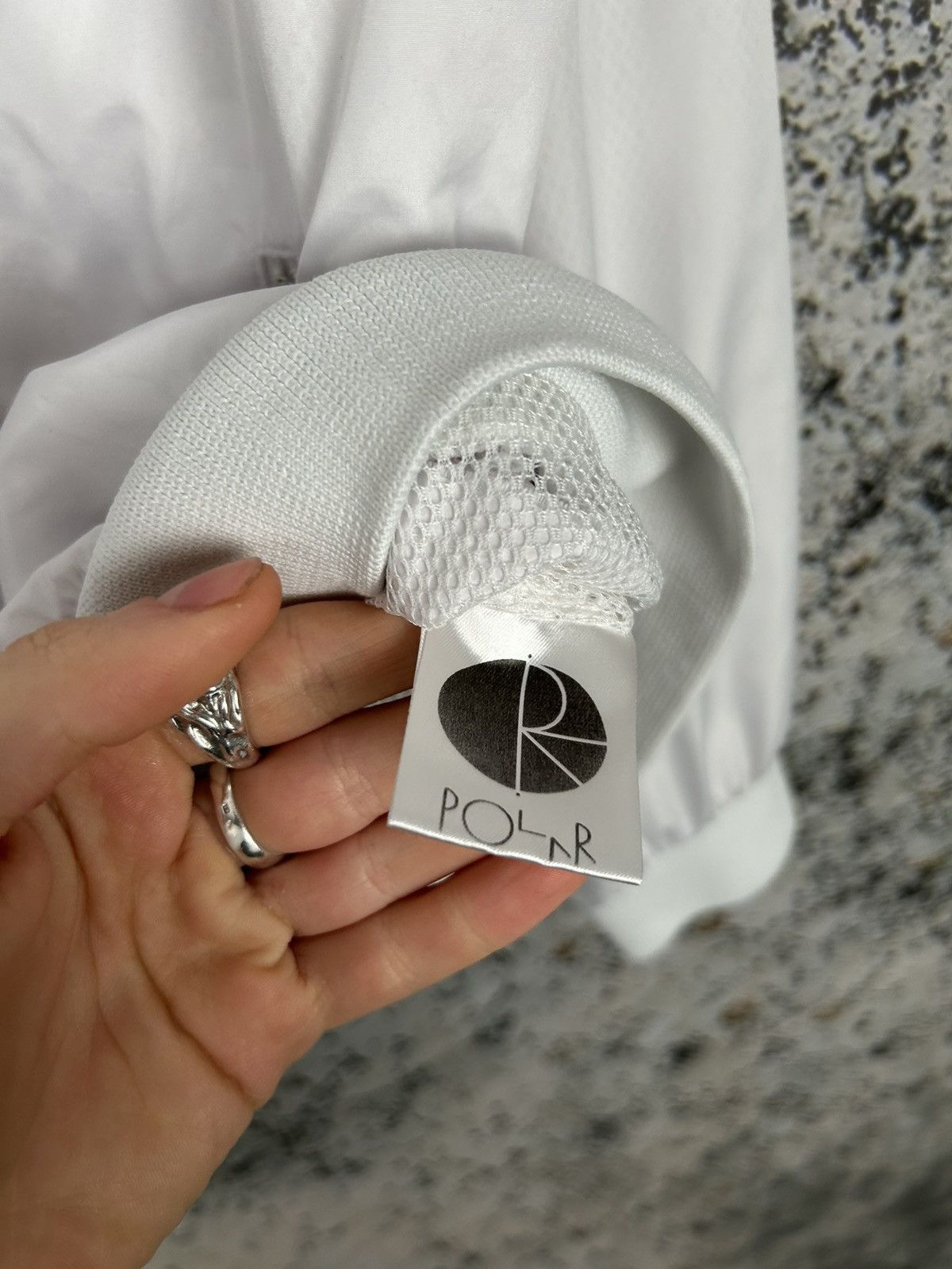 Polar Skate Co. Polar Skate Co White Light Jacket Rain Skateboarding Size US M / EU 48-50 / 2 - 6 Thumbnail