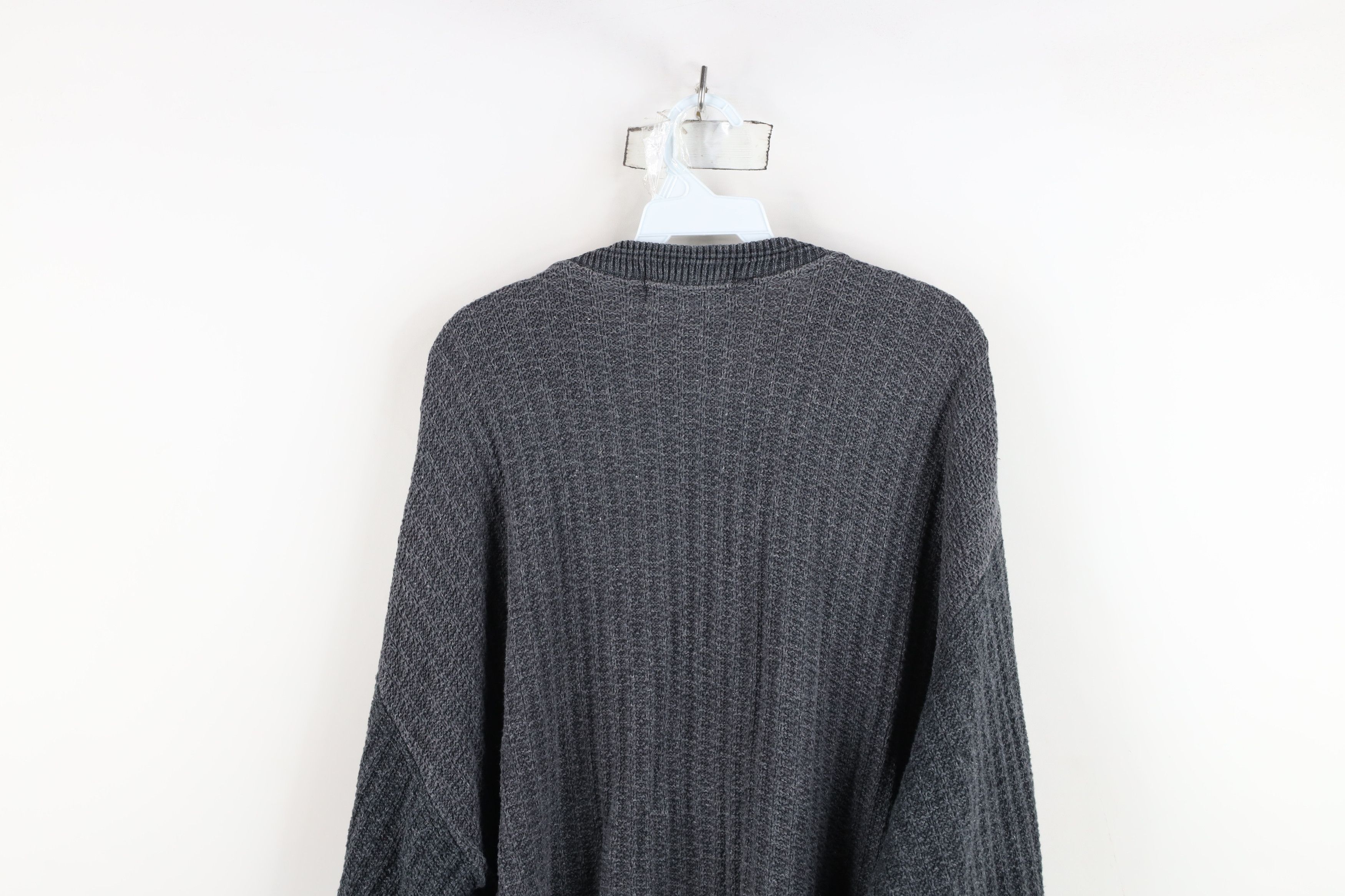 Vintage Vintage 90s Streetwear Hand Framed Knit Crewneck Sweater USA Size US XL / EU 56 / 4 - 10 Thumbnail